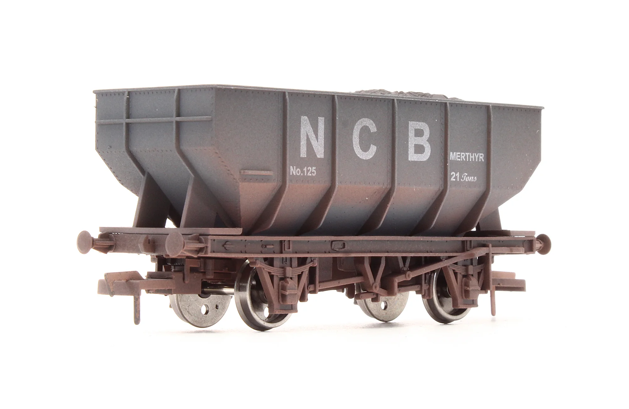 Pre-Owned 4F-034-117 21t Hopper NCB No.125 - Weathered - Image 2