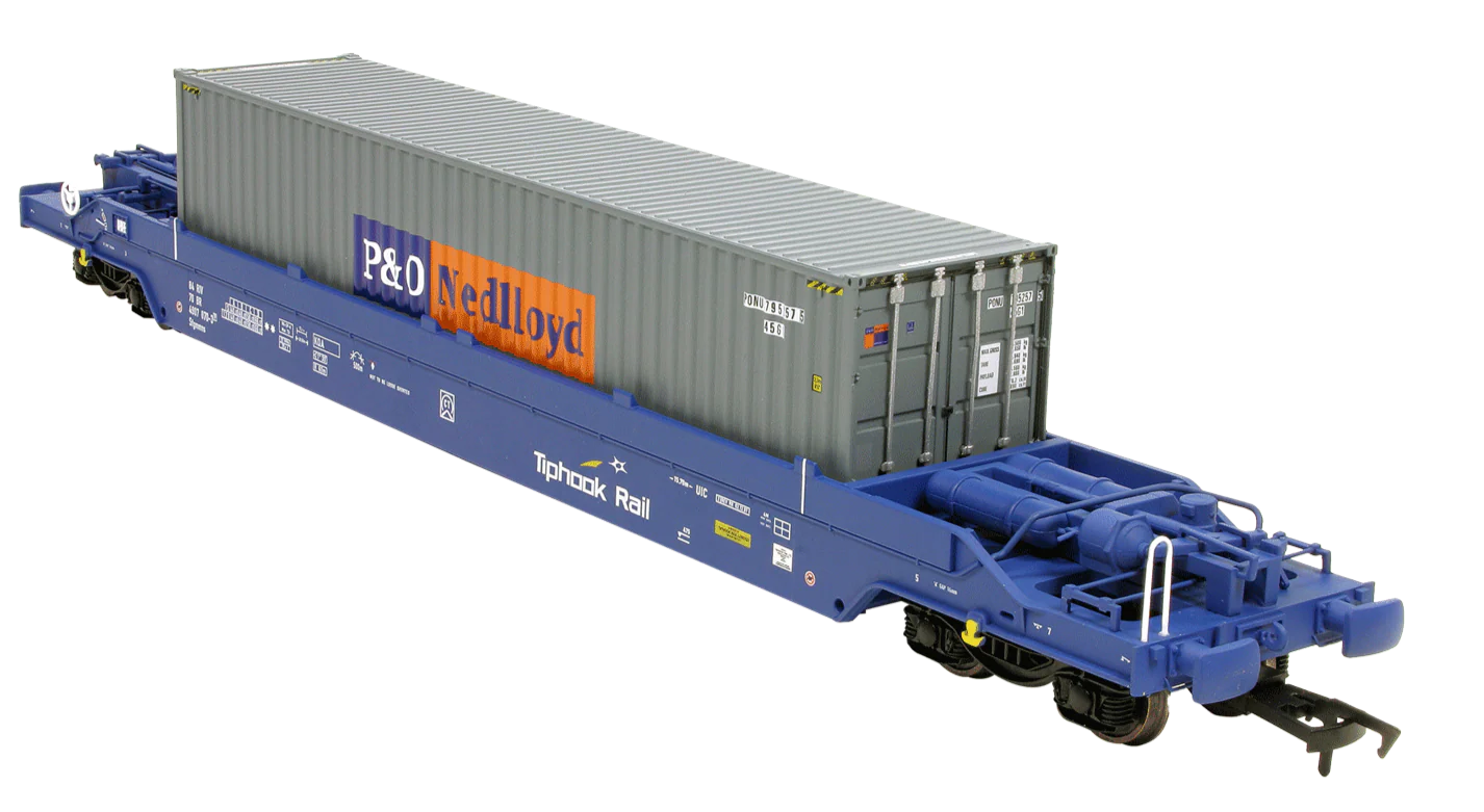 4F-048-001 KQA/KTA Container Wagon Tiphook Blue 4907 033 1 - Image 3