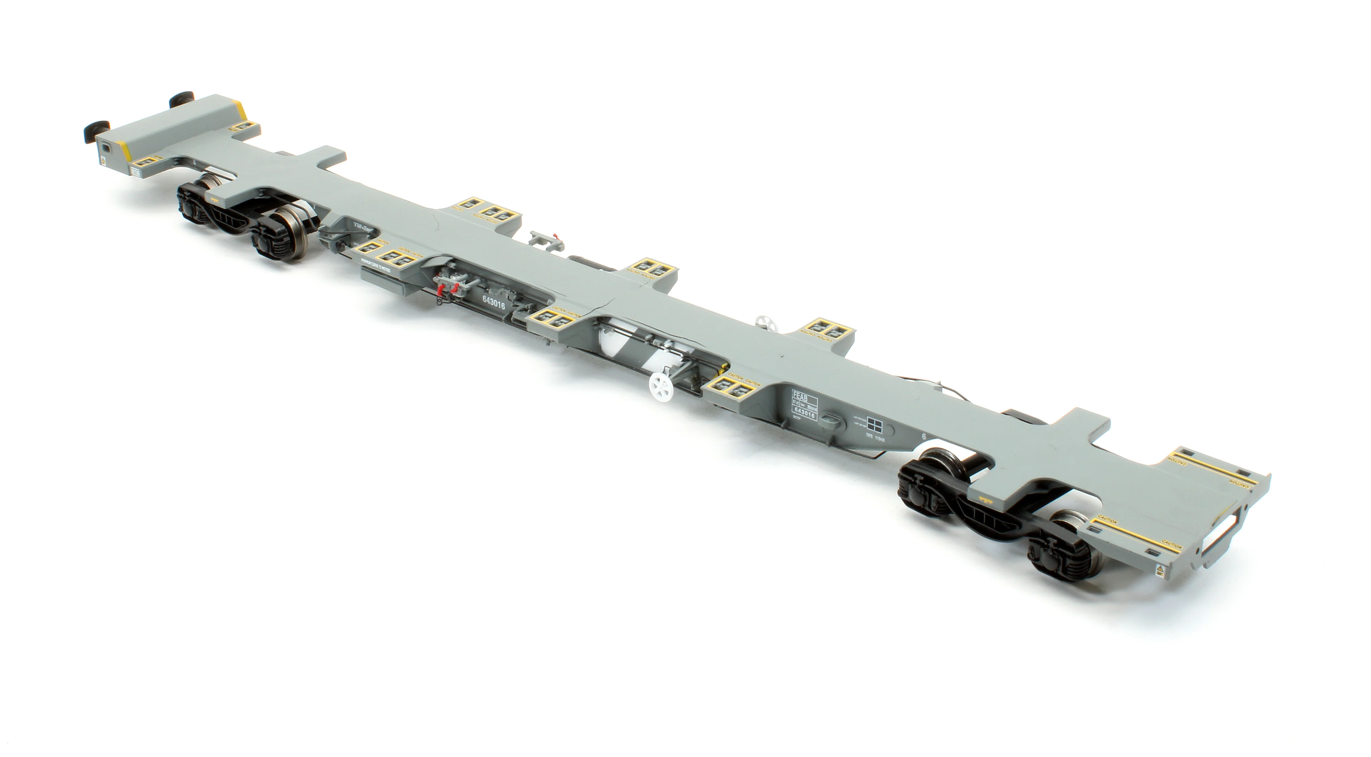 Pre-Owned B913REg FEA-B Container Flat Wagon Twin Pack Fastline 643019 & 643020 (Rail Express Limited Edition) - Image 3