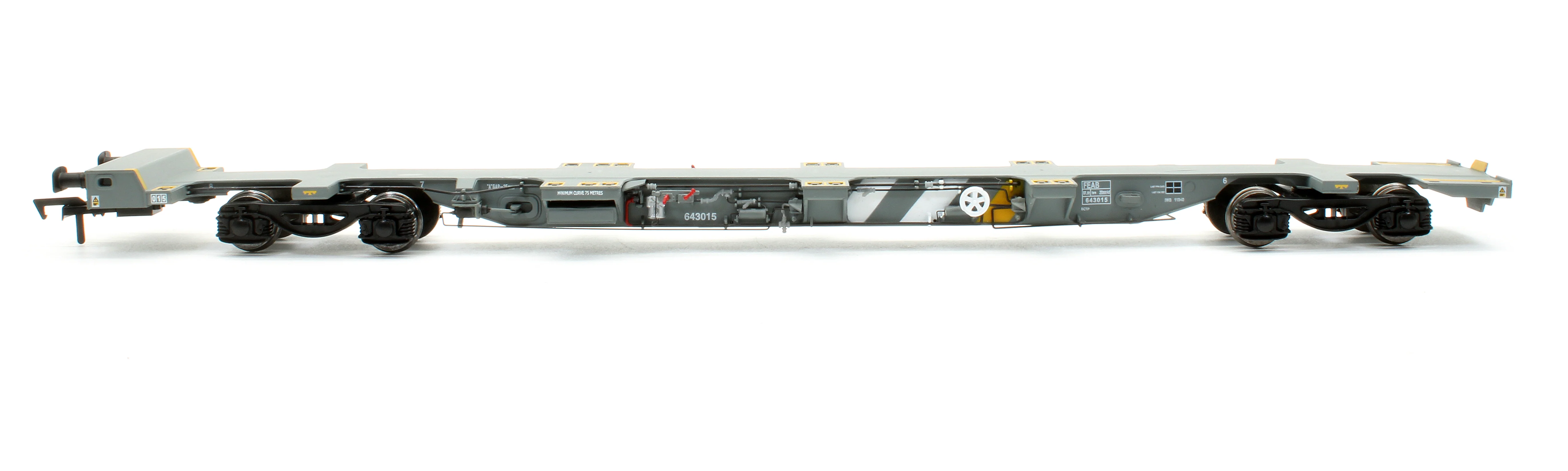 Pre-Owned B913REg FEA-B Container Flat Wagon Twin Pack Fastline 643019 & 643020 (Rail Express Limited Edition) - Image 7