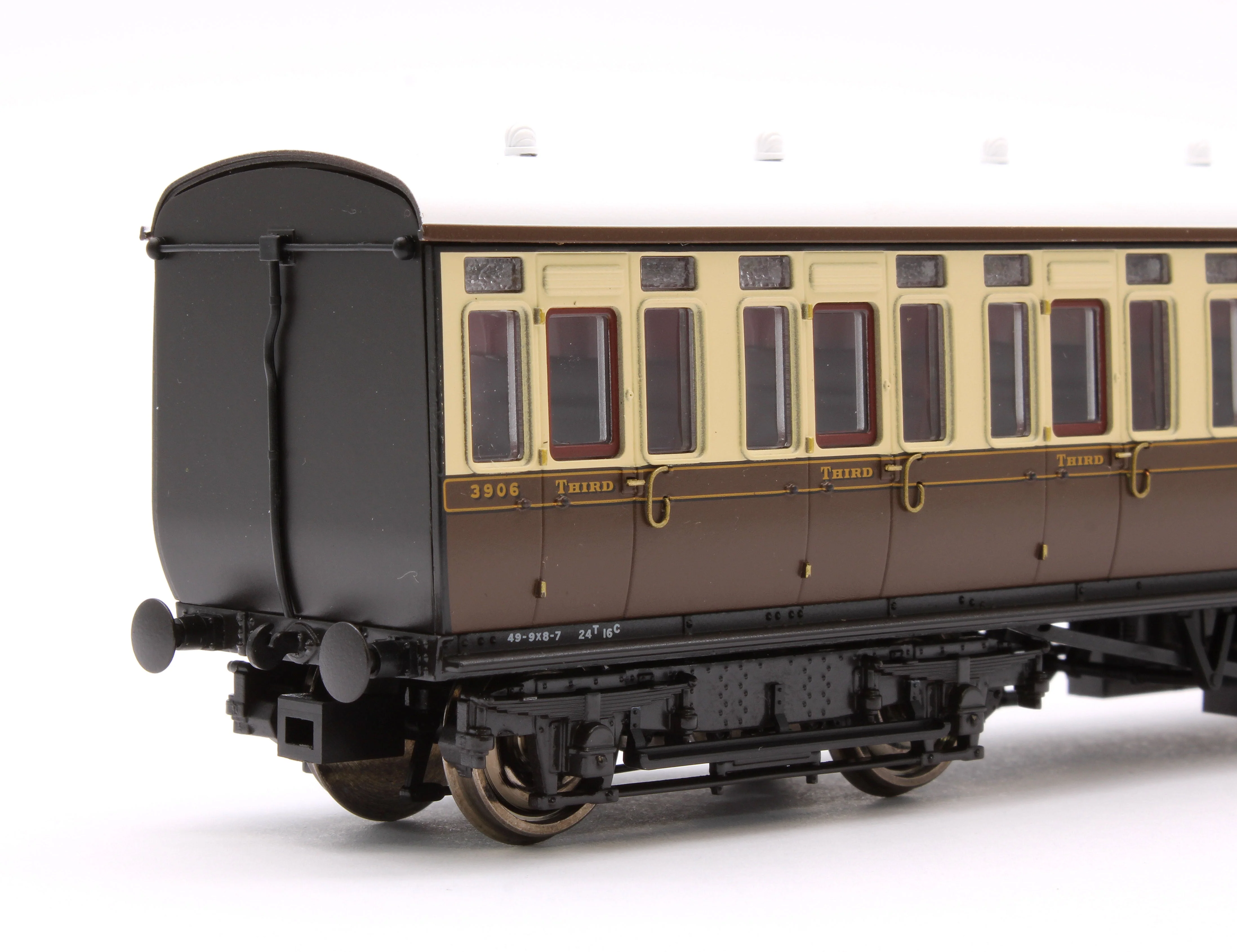 Pre-Owned GWR Toplight Mainline City Twin City Chocolate & Cream All 3rd 3906 Set 3 - Image 6