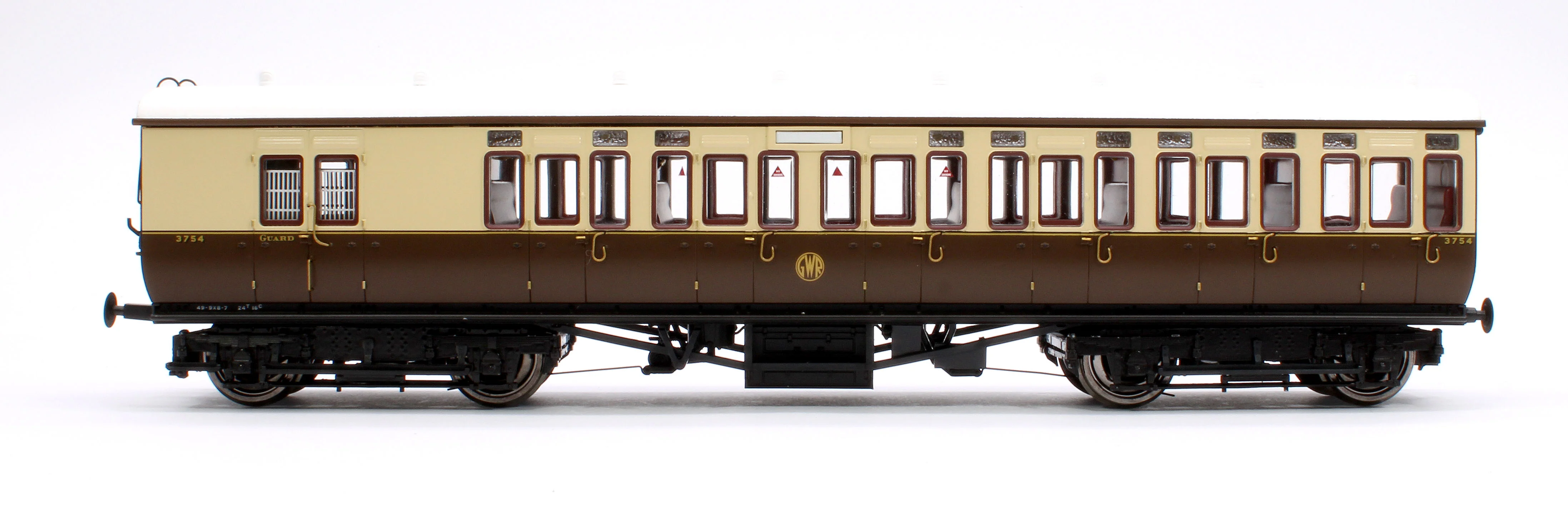 GWR Toplight Mainline City GWR Shirtbutton Third Brake 3754 Set 4 - Image 2