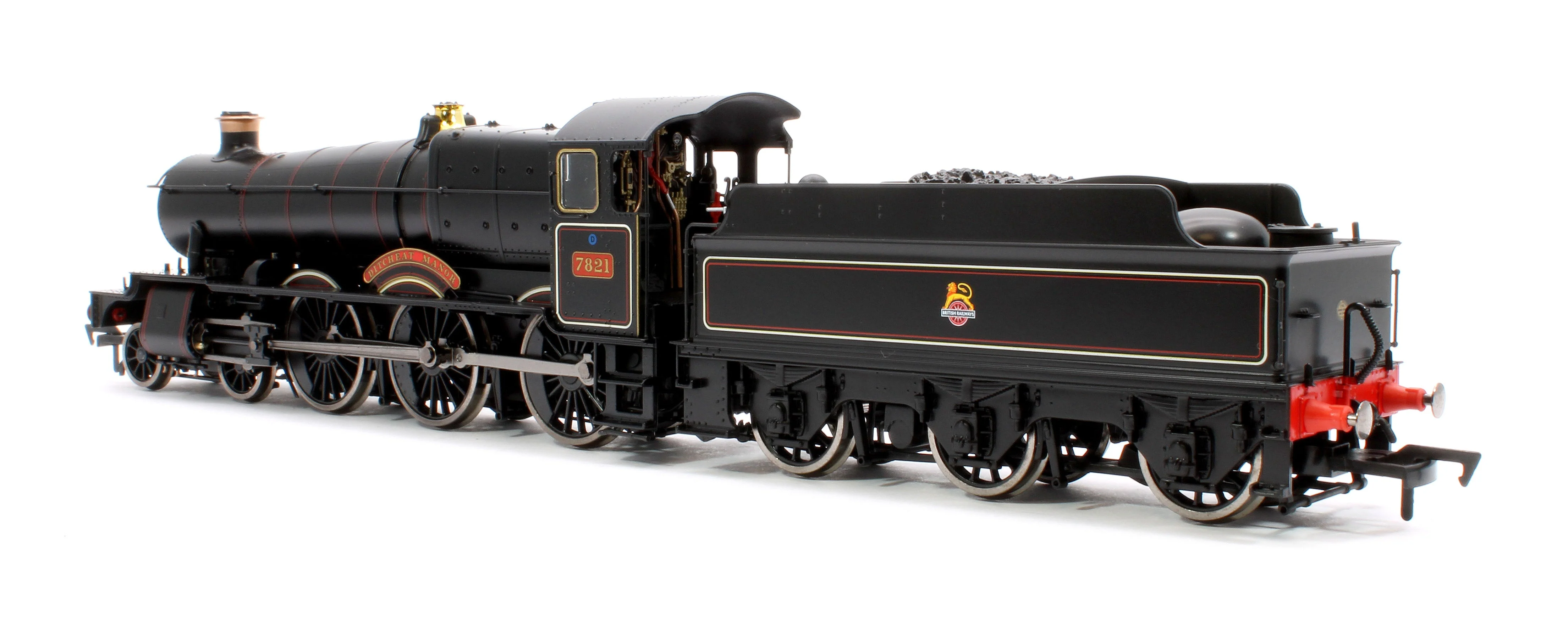 Pre-Owned 4S-001-011S Ditcheat Manor BR Lined Black Early Crest GWR 78xx Manor Class 4-6-0 Steam Locomotive No.7821 - Sound Fitted - Image 2