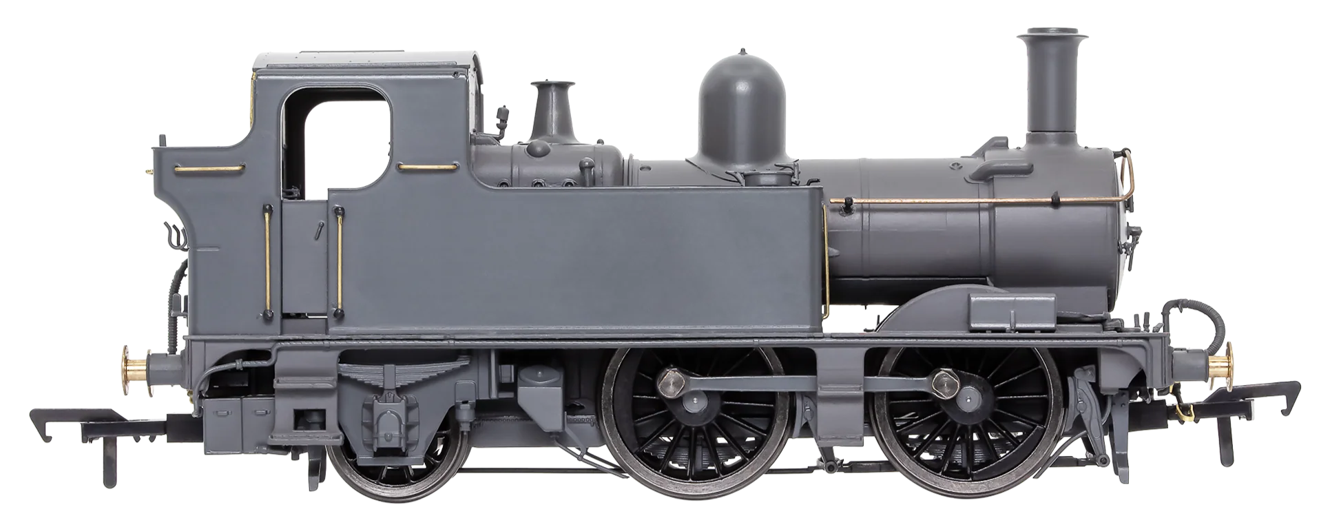 4S-006-020D 14XX Class 0-4-2 1405 BR Black Early Crest Steam Locomotive - DCC Fitted - Image 4