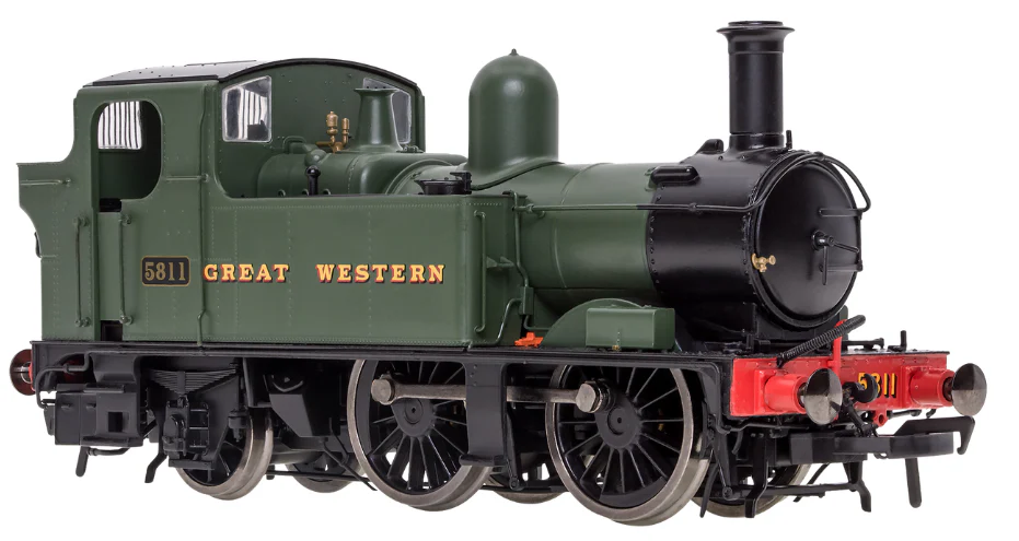 4S-006-050 58XX Class 0-4-2 5811 Green 'Great Western' Steam Locomotive