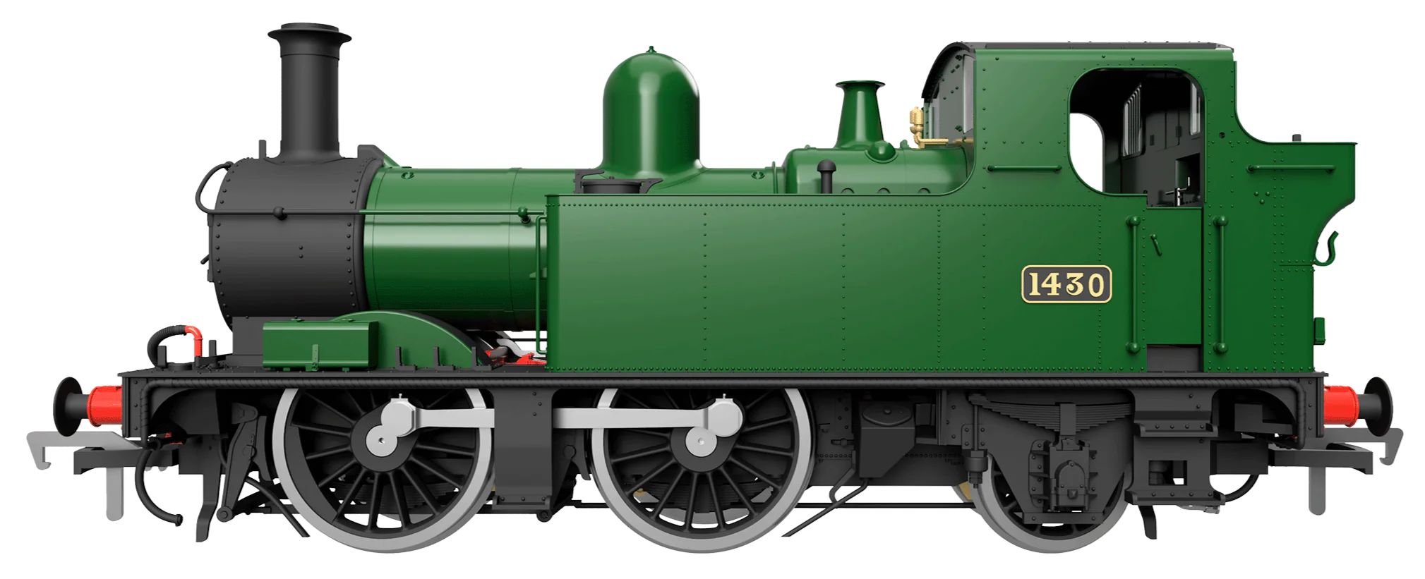 4S-006-050 58XX Class 0-4-2 5811 Green 'Great Western' Steam Locomotive - Image 10