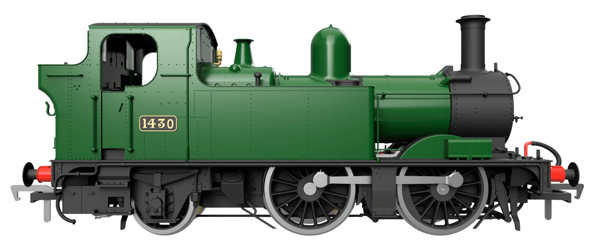 4S-006-050 58XX Class 0-4-2 5811 Green 'Great Western' Steam Locomotive - Image 11