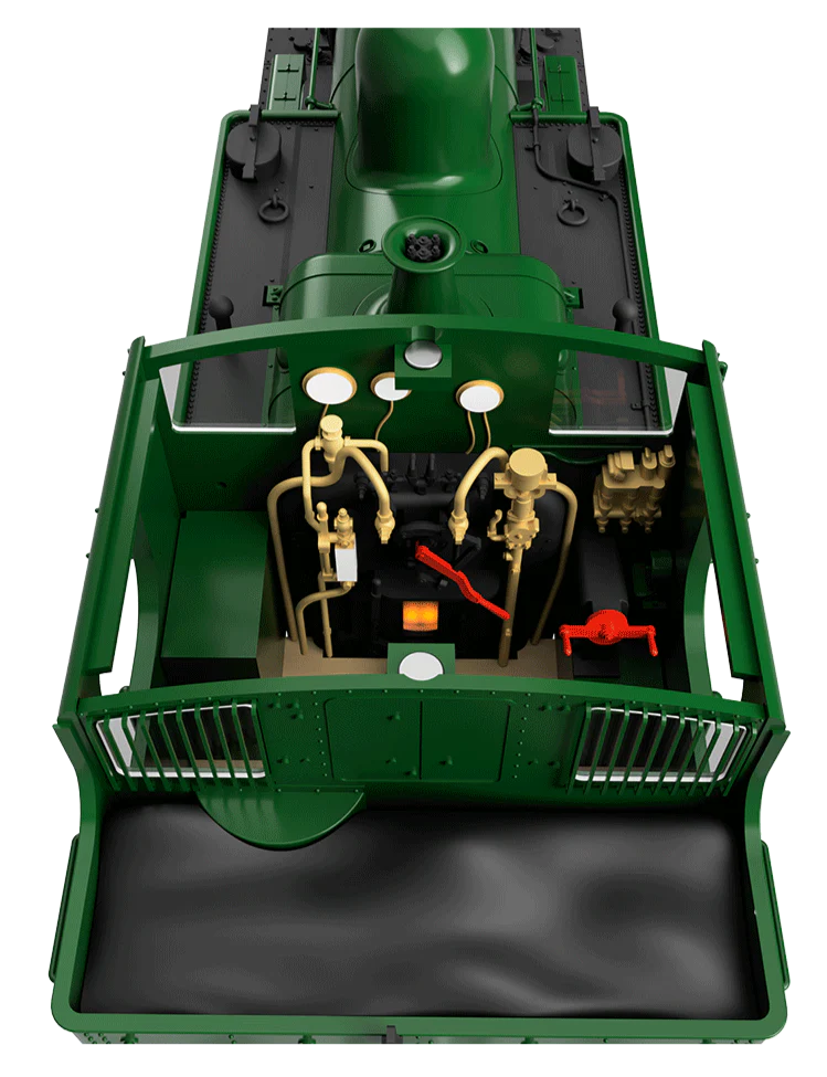 4S-006-050 58XX Class 0-4-2 5811 Green 'Great Western' Steam Locomotive - Image 8