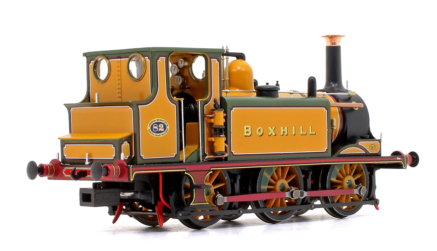 Pre-Owned Stroudley Terrier A1 Class 'Boxhill' Improved Engine Green 0-6-0 Tank Locomotive No.82 - DCC Sound - Image 4
