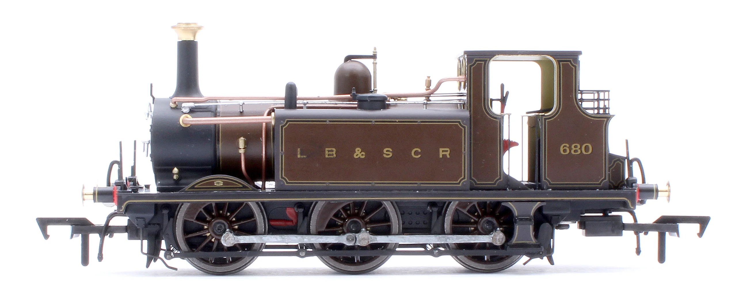 Class A1X Terrier 0-6-0T LBSCR Marsh Umber '680' Steam Locomotive - DCC Sound - Image 2