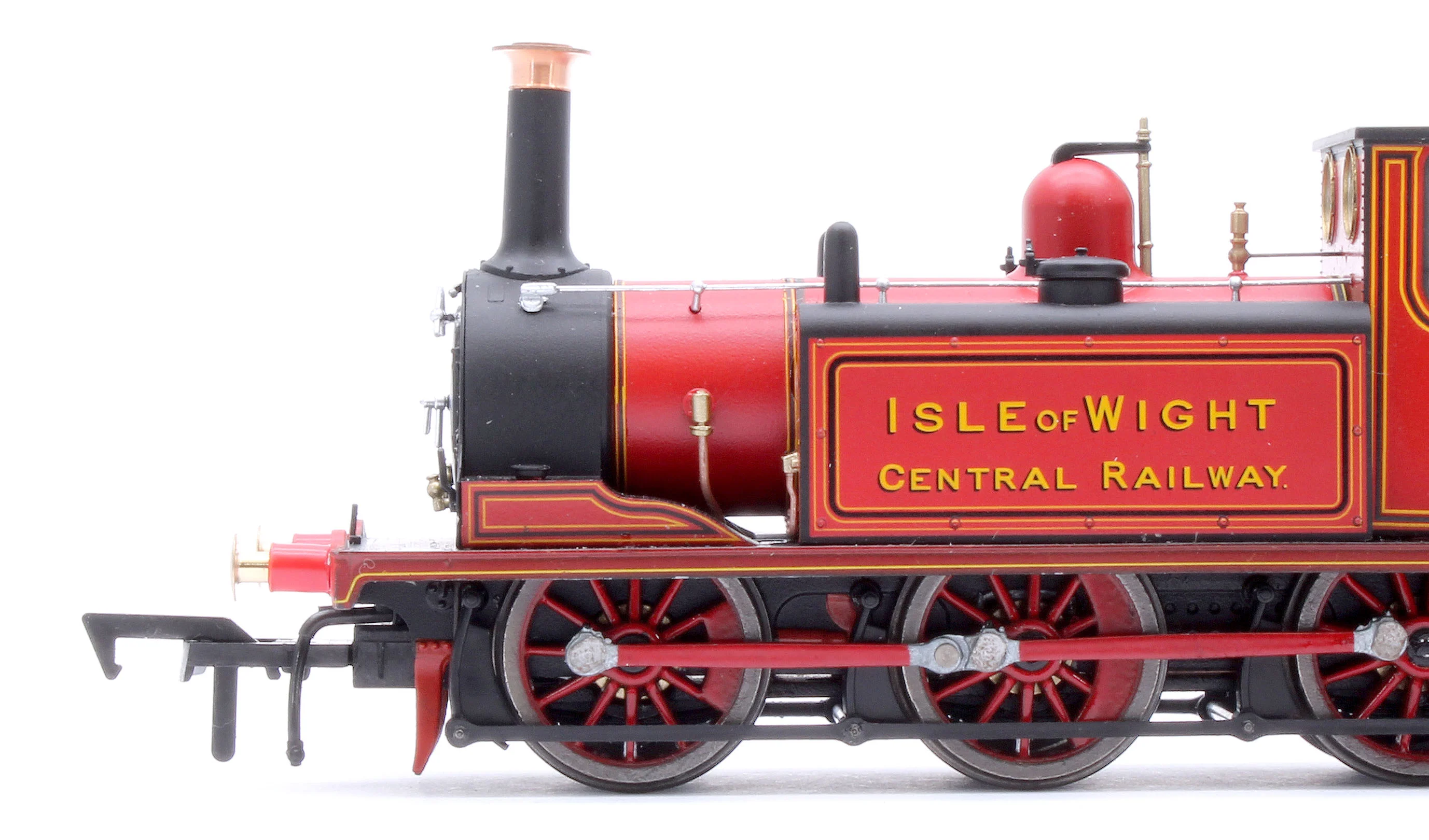 Class A1 Terrier 0-6-0T Isle of Wight Central Railway Red '10' Steam Locomotive - Image 9