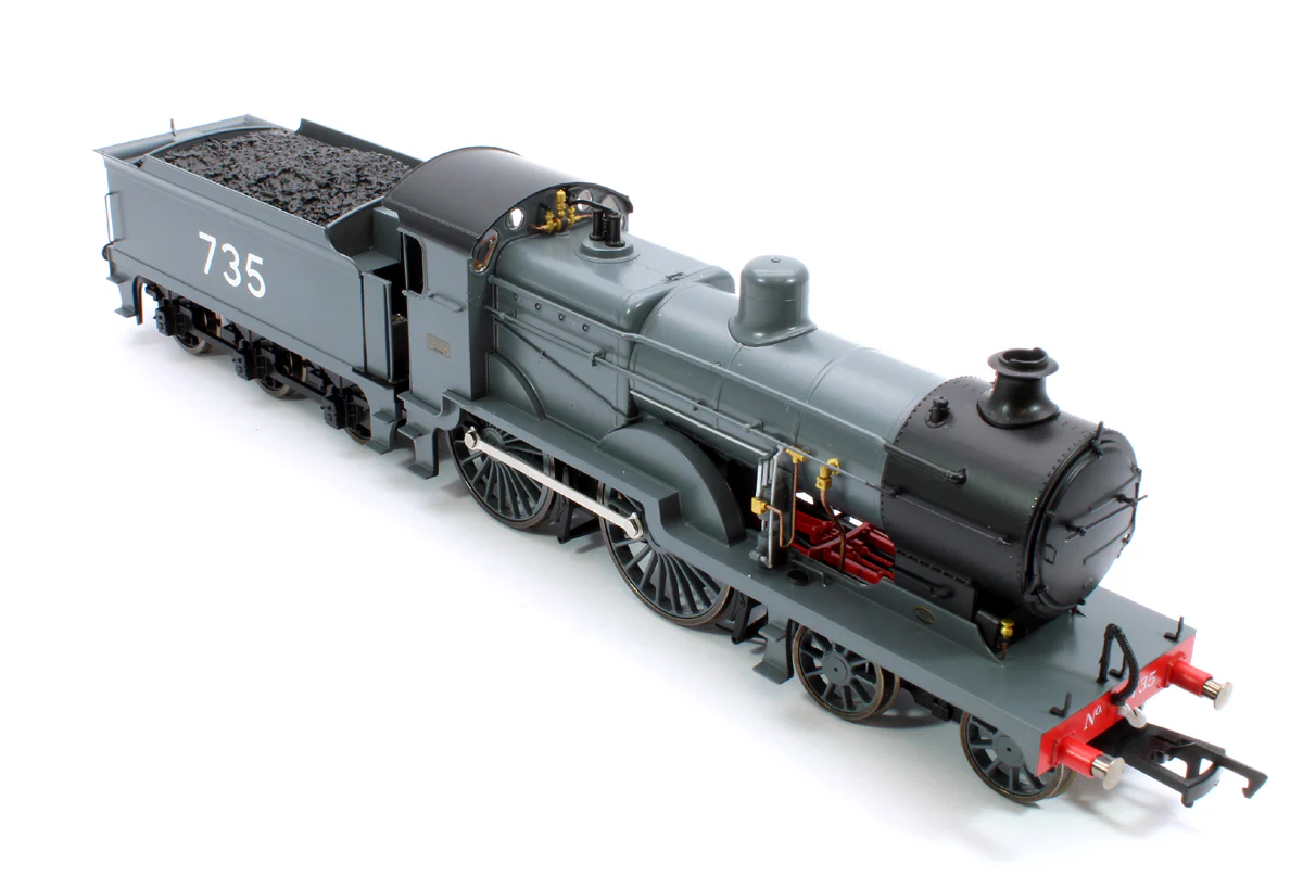 SECR Maunsell D1 Class SECR Grey 4-4-0 Steam Locomotive No.735 (DCC Sound) - Image 11