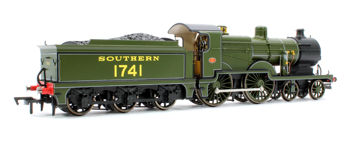 SECR Maunsell D1 Class Southern SR Maunsell Olive Green 4-4-0 Steam Locomotive (with Top Feed) No.1741 - Image 3