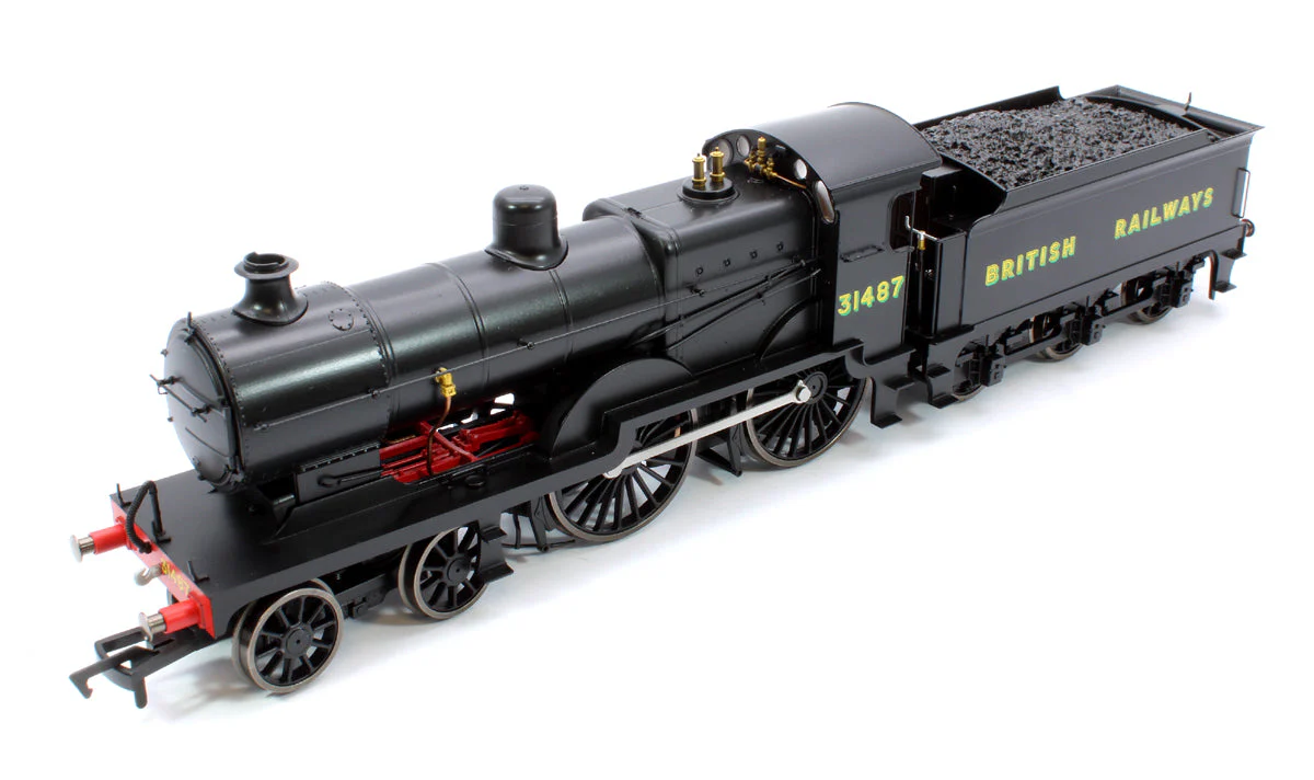 Pre-Owned 4S-028-006 SECR Maunsell D1 Class BR Black (Sunshine Lettering) 4-4-0 Steam Locomotive No.31487 - Image 10