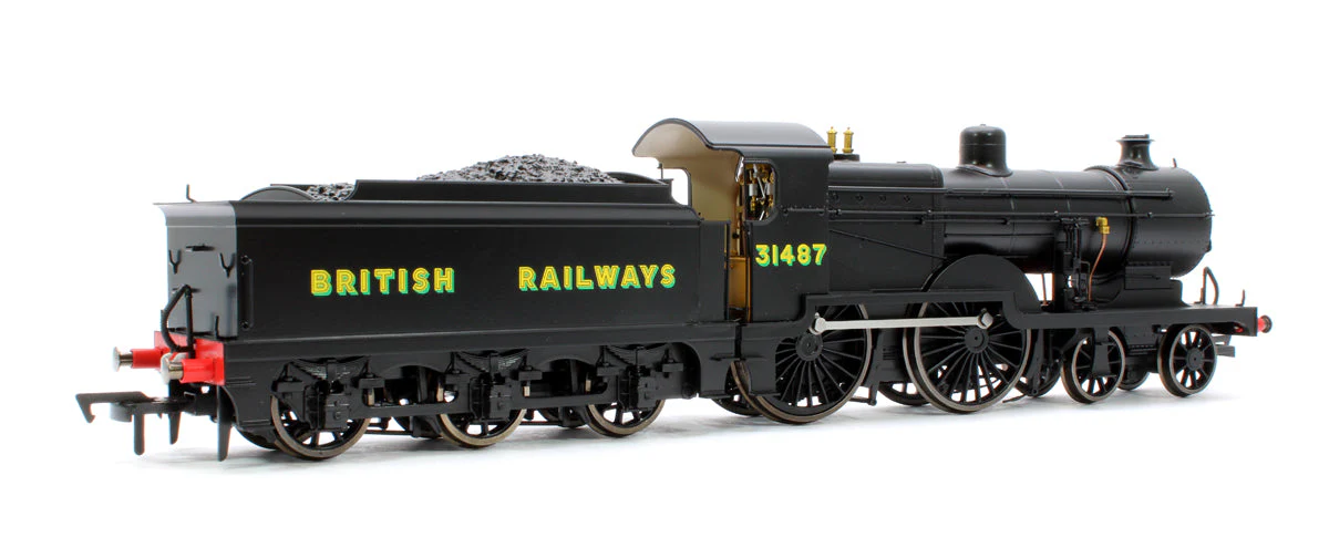 Pre-Owned 4S-028-006 SECR Maunsell D1 Class BR Black (Sunshine Lettering) 4-4-0 Steam Locomotive No.31487 - Image 3