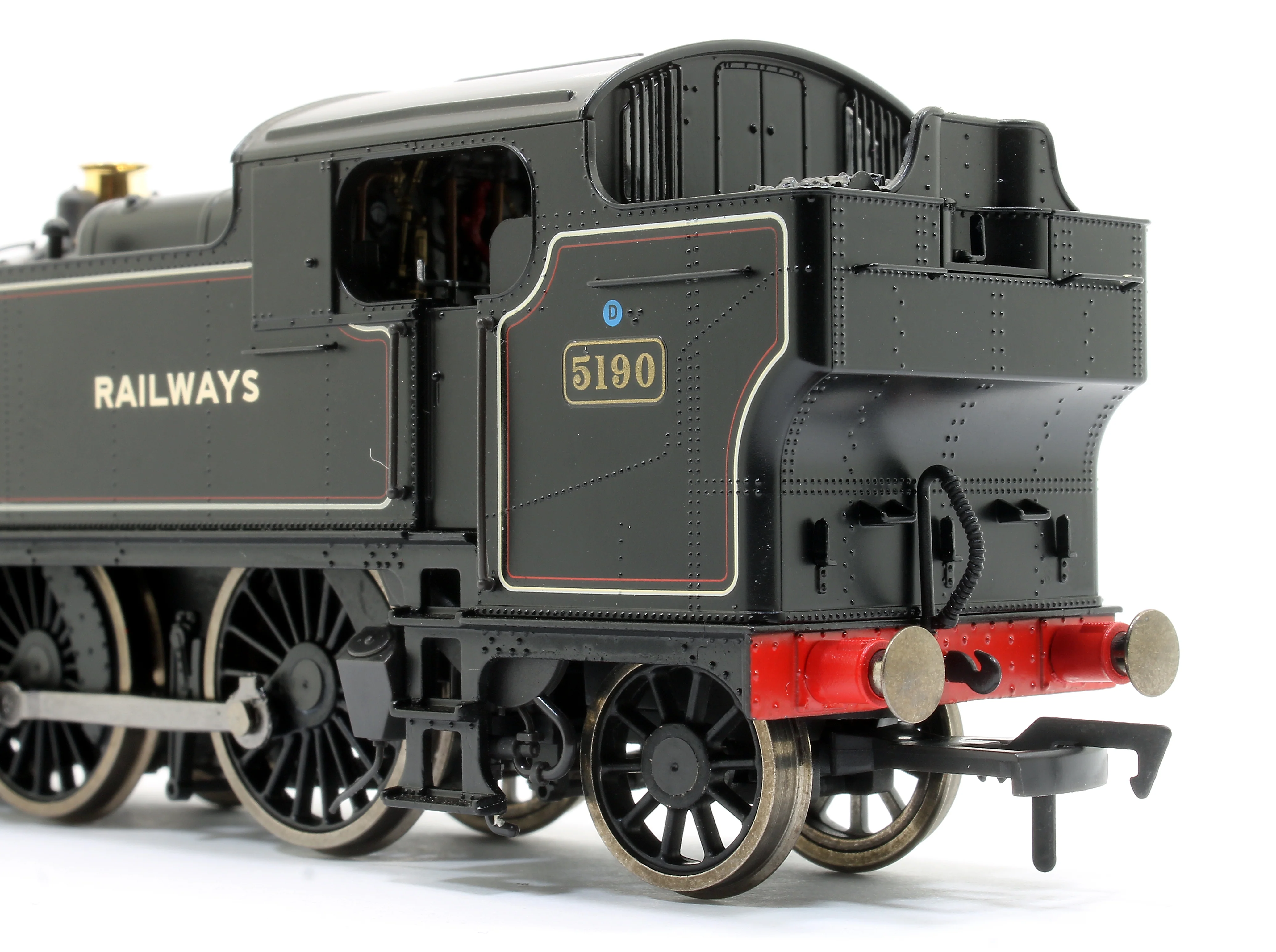 Large Prairie 2-6-2 Tank Locomotive #5190 Lined Black lettered British Railways - Image 6