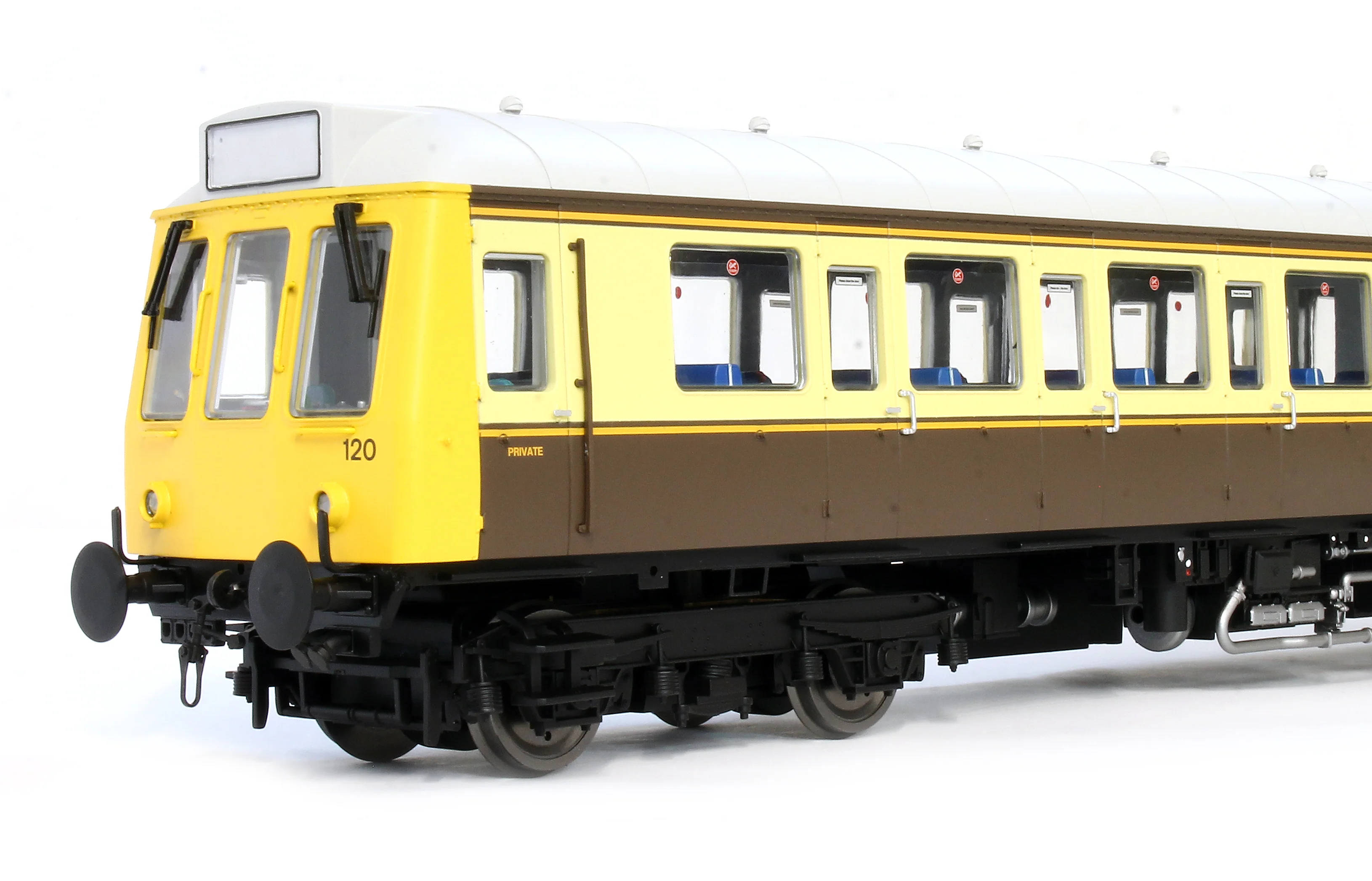 Class 121 W55020 GWR 150 Chocolate and Cream Single Car DMU - Image 3