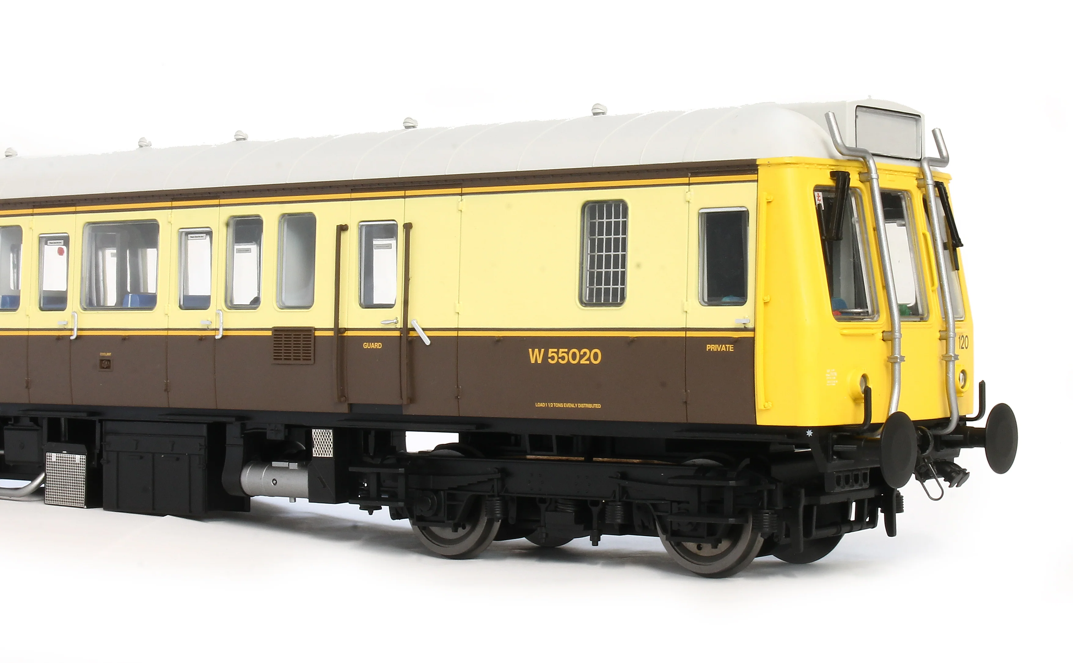 Class 121 W55020 GWR 150 Chocolate and Cream Single Car DMU - Image 4