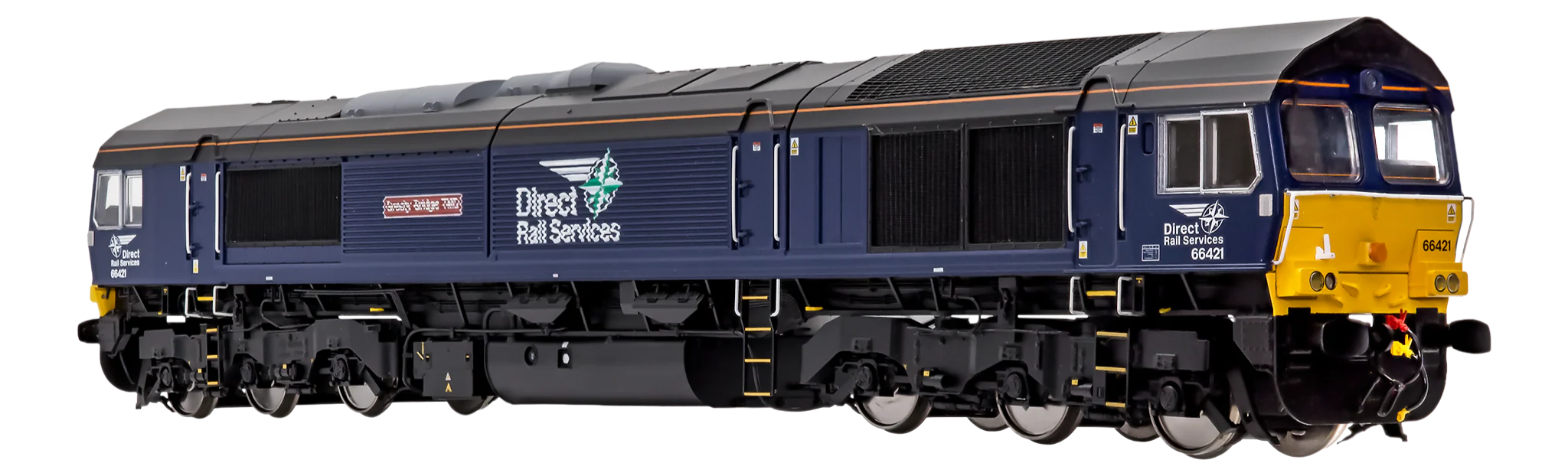 7D-066-004D Class 66 421 New DRS Livery Diesel Locomotive - DCC Fitted - Image 4