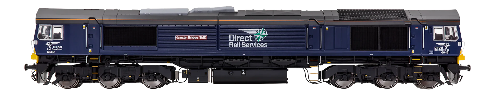 7D-066-004D Class 66 421 New DRS Livery Diesel Locomotive - DCC Fitted - Image 5