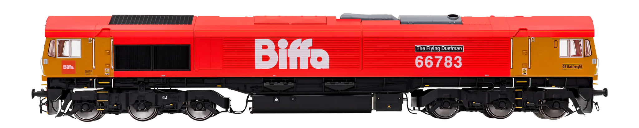 7D-066-006 Class 66 783 GBRF Biffa 'The Flying Dustman' Diesel Locomotive - Image 3