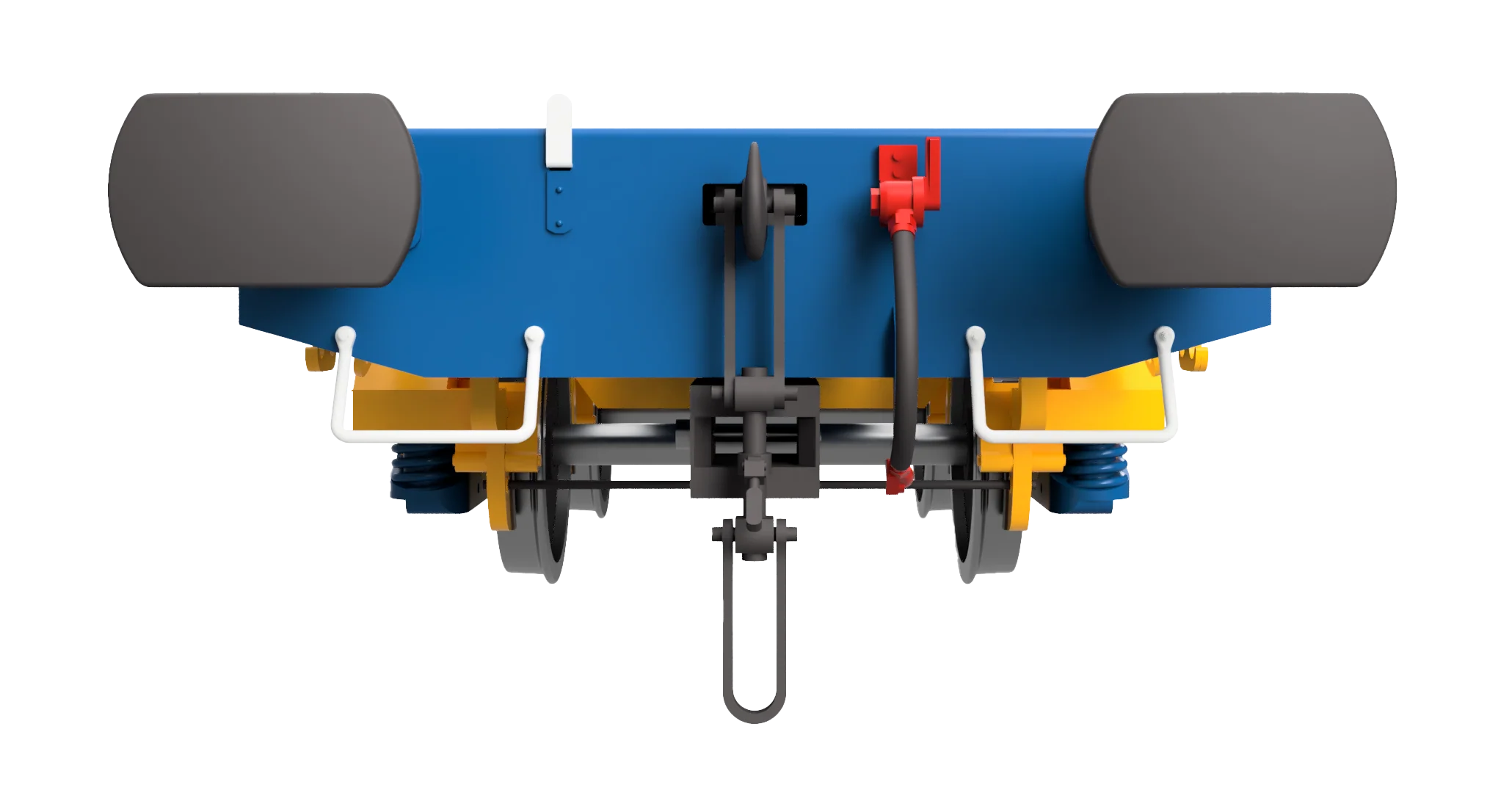 7F-042-010U PFA Tiphook Blue GPS Bogies Blue Body Unnumbered - Image 3