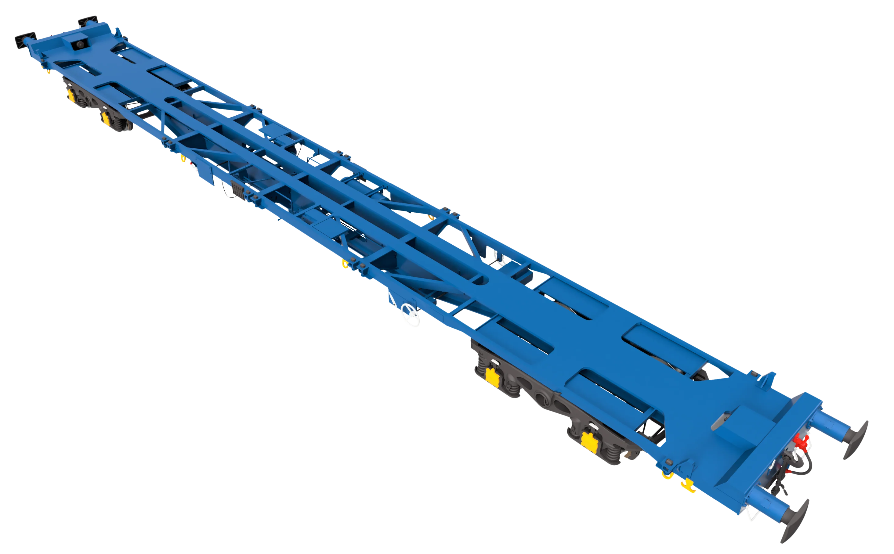 7F-042-020 KFA 93262 Network Rail Yellow GPS Bogies Black Body - Image 5