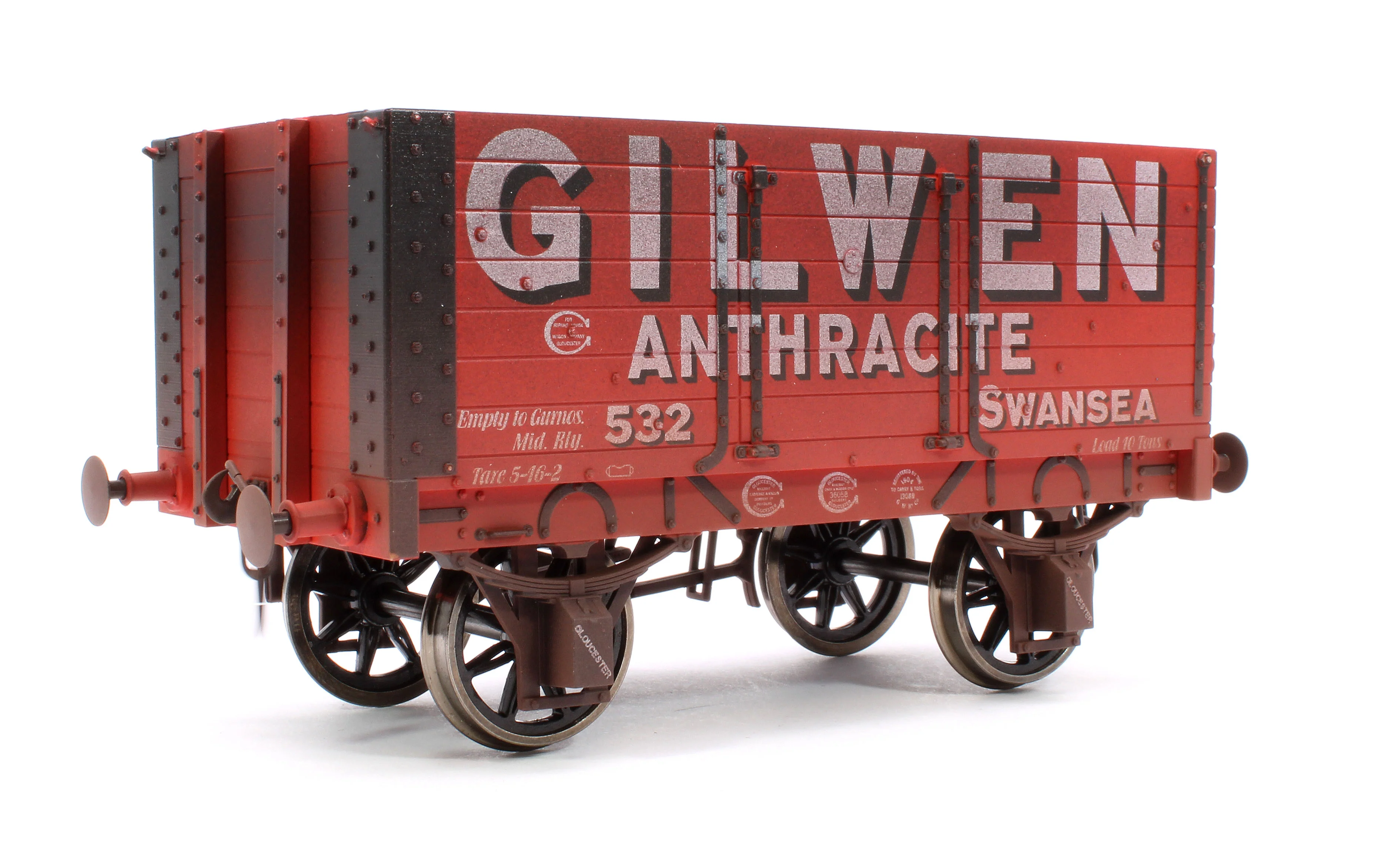 7 Plank 9' W/B Three Door Gilwen 532 - Weathered - Image 3
