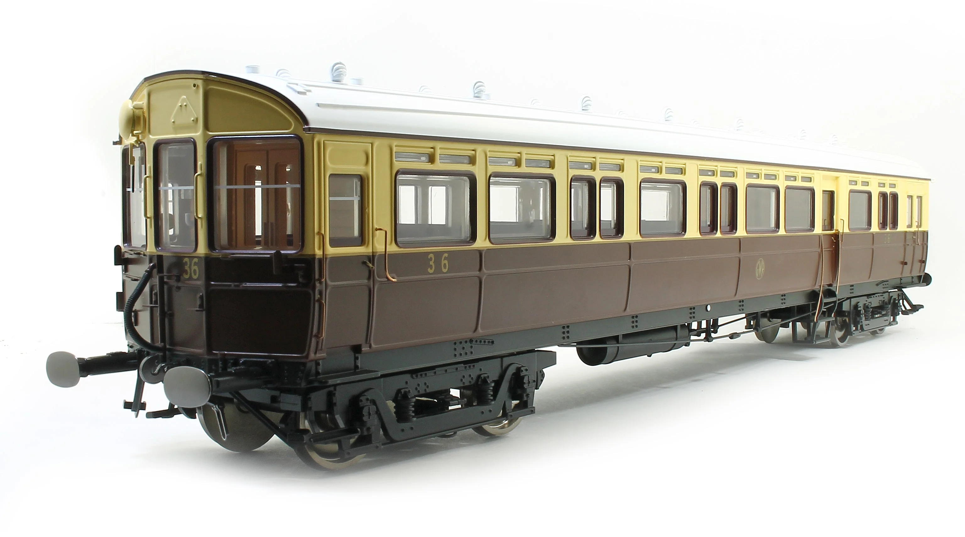 Autocoach GWR 36 Shirtbutton Choc & Cream Light Bar Fitted - Image 2