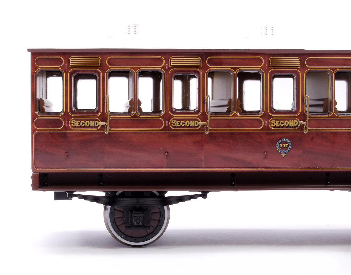 Stroudley 4 Wheel Suburban Oil Lit 2nd Mahogany 507 - Light Bar Fitted - Image 5