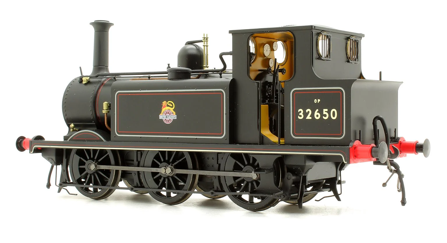 Terrier A1X 32650 BR Lined Black Early Crest - DCC Fitted - Image 4
