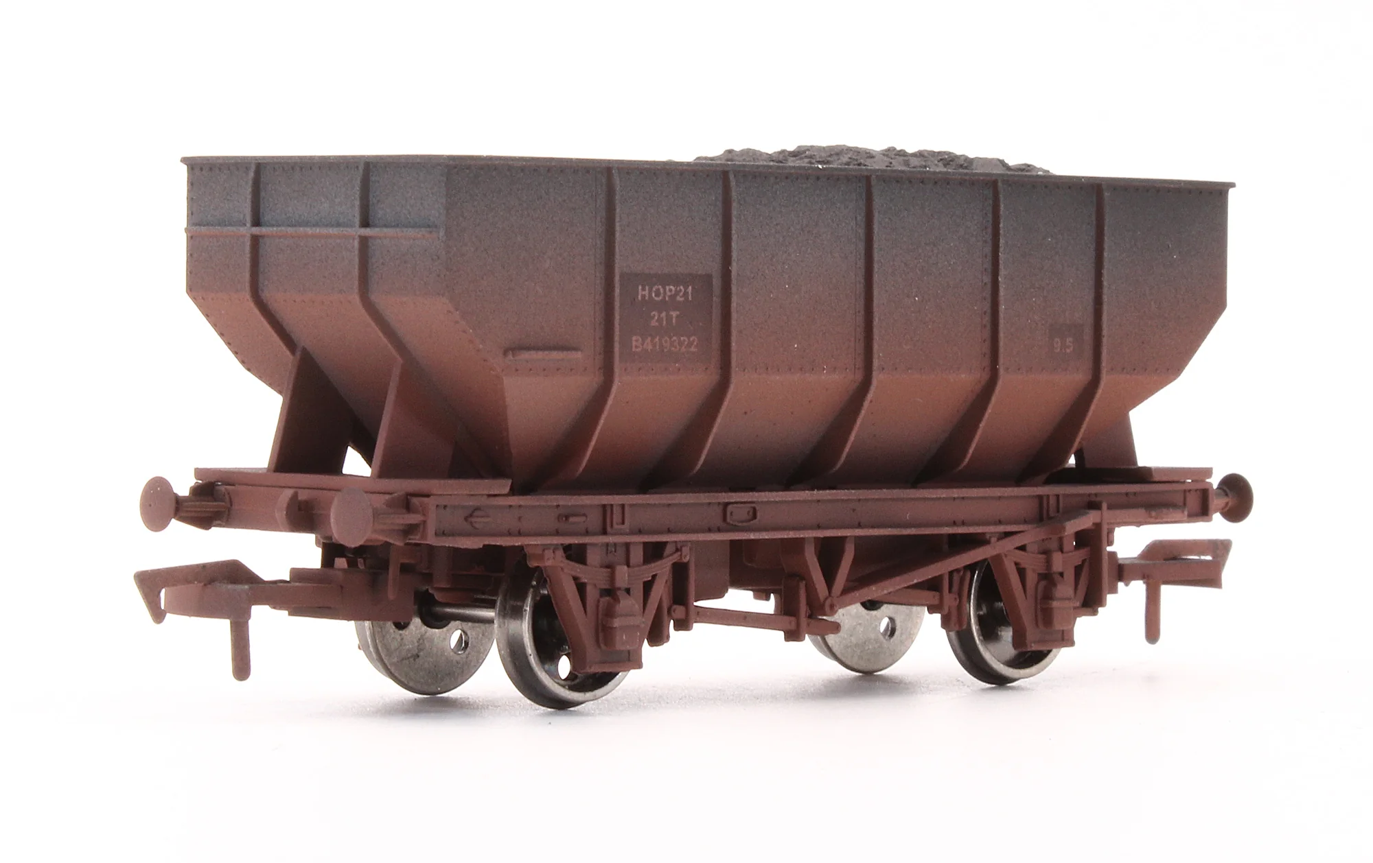 Pre-Owned B1005MHOPW Set Of 5 BR Hopper Wagons - Weathered - Image 6