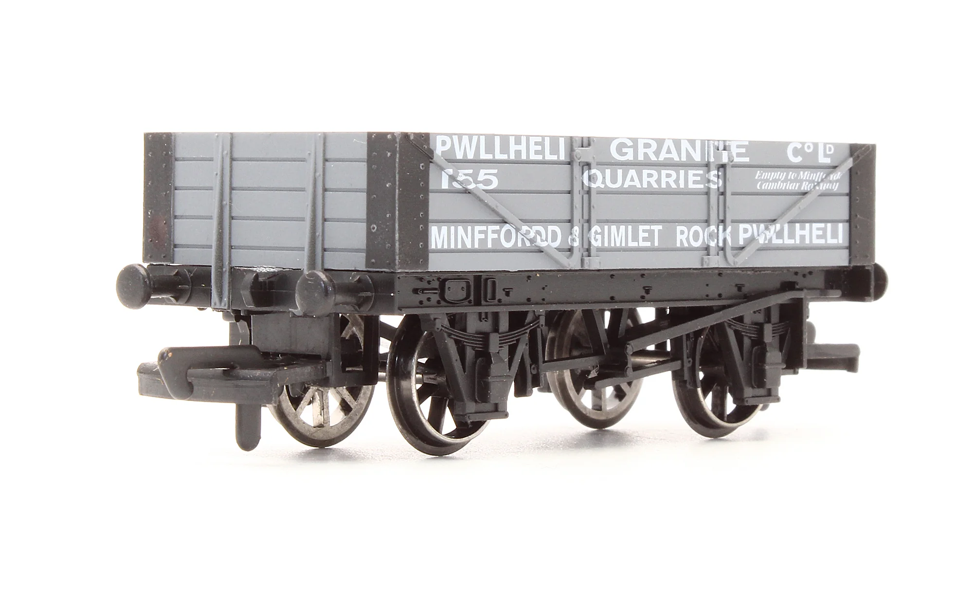 Pre-Owned B662 'Wllheli Granite' 4 Plank Wagon No.155 - Image 2