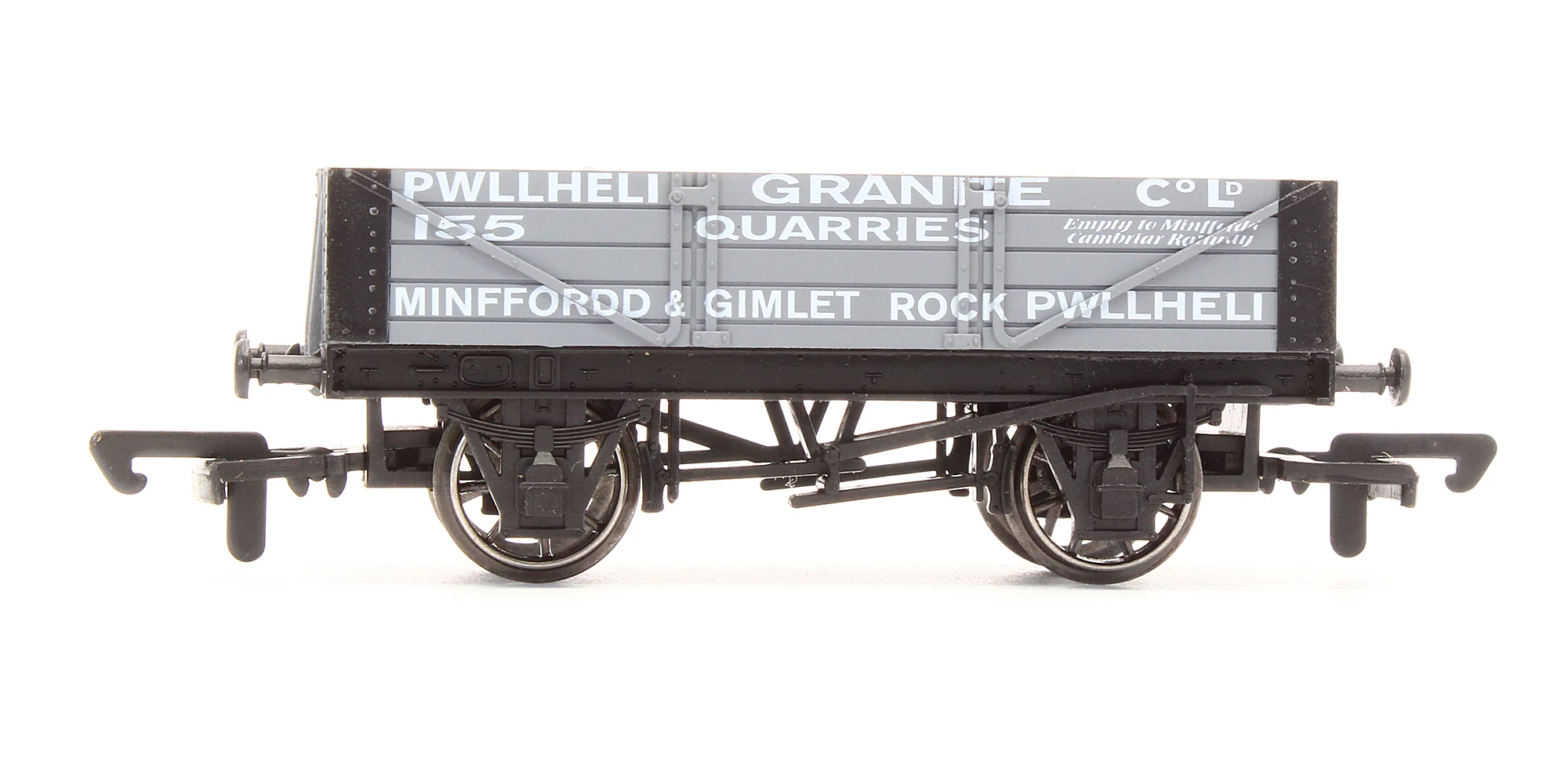 Pre-Owned B662 'Wllheli Granite' 4 Plank Wagon No.155 - Image 3