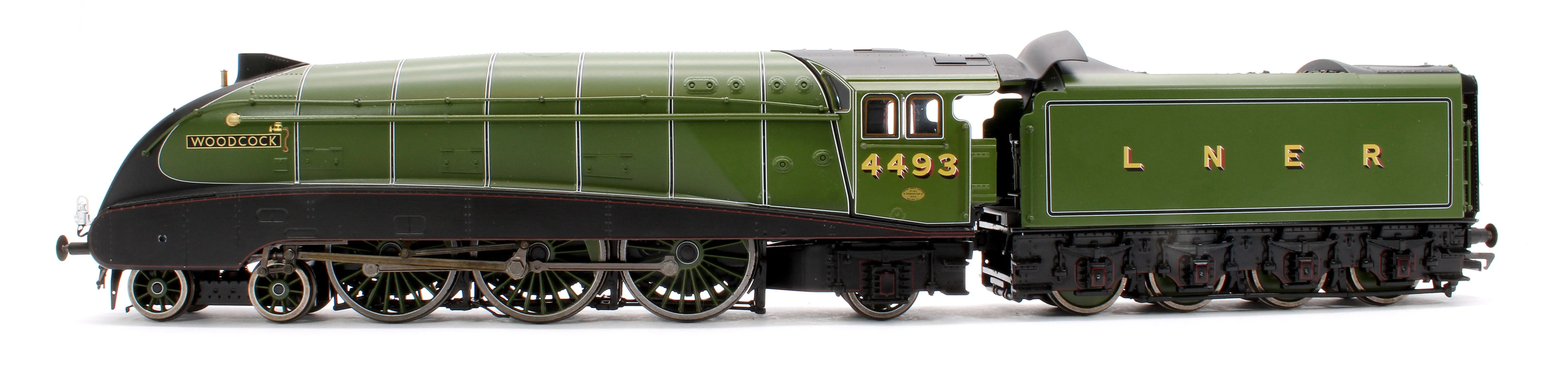 Pre-Owned BL-001-008 Black Label Class A4 Woodcock LNER Green Valanced 4-6-2 No.4493 Steam Locomotive - DCC Sound & Smoke - Image 6