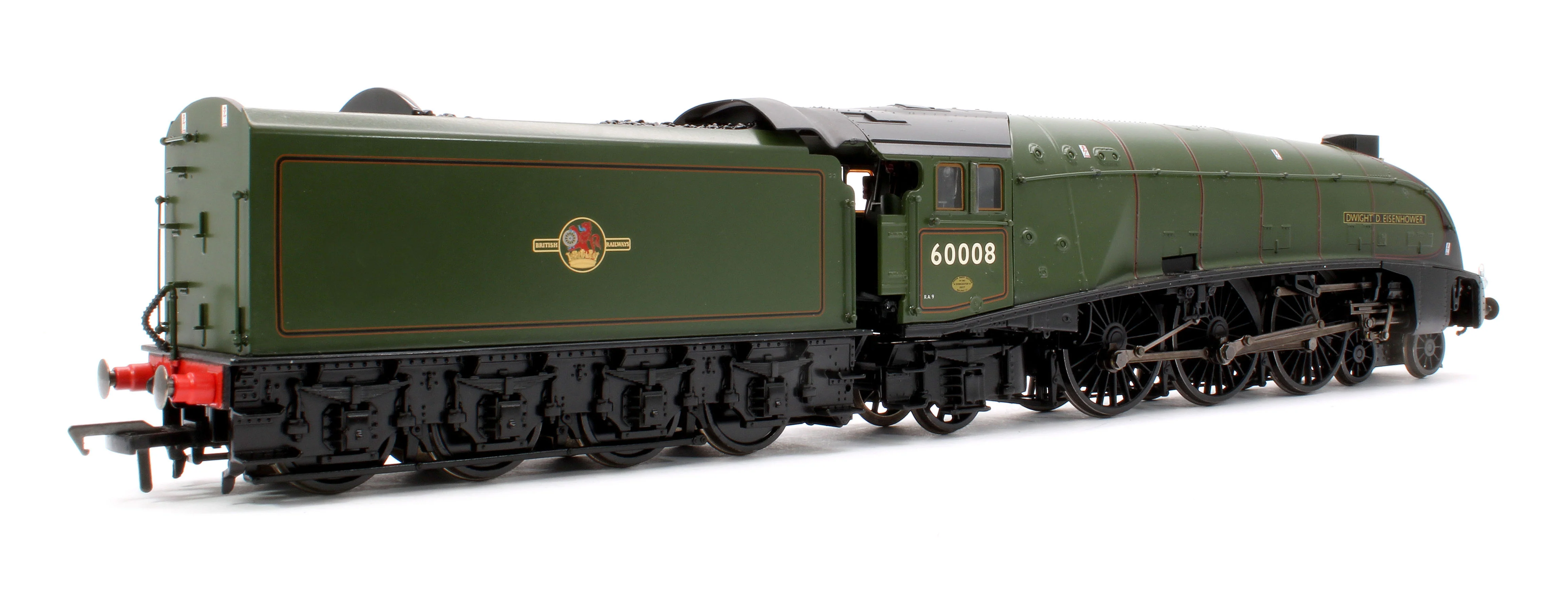 BL-001-014 Black Label Class A4 Dwight D. Eisenhower BR Green (Late Crest) Unvalanced 4-6-2 No.60008 Steam Locomotive - DCC Sound & Smoke - Image 4