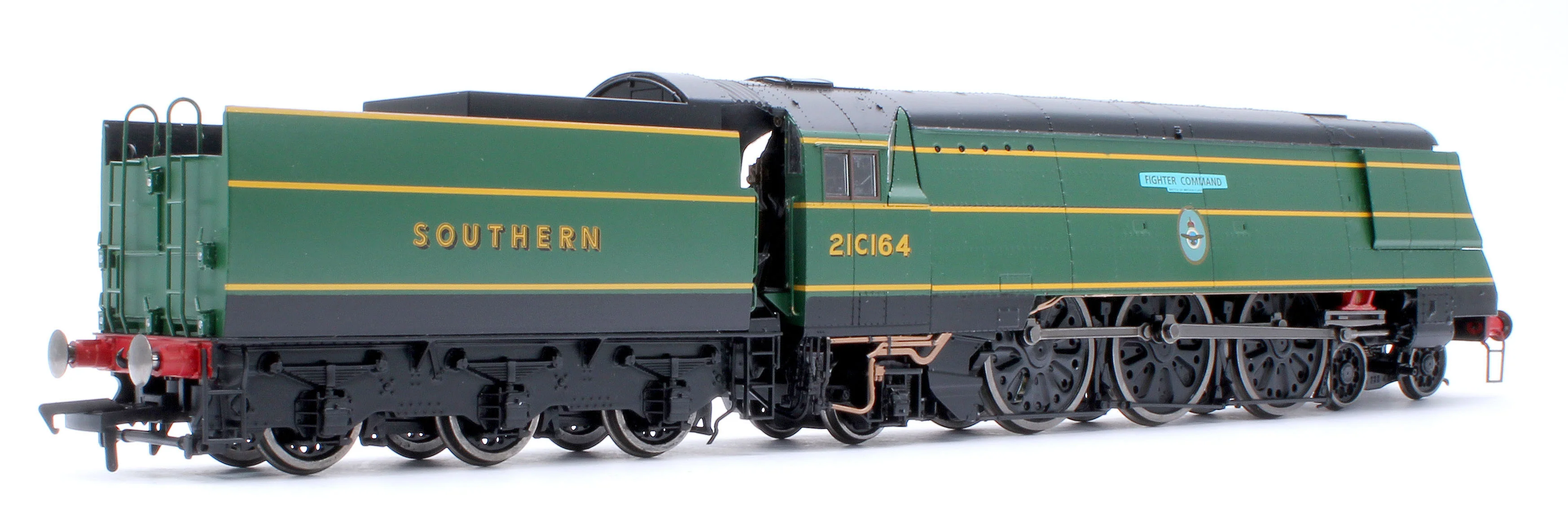 Black Label Battle of Britain Fighter Command 21C164 SR Malachite Green Steam Locomotive - DCC Sound & Smoke - Image 4
