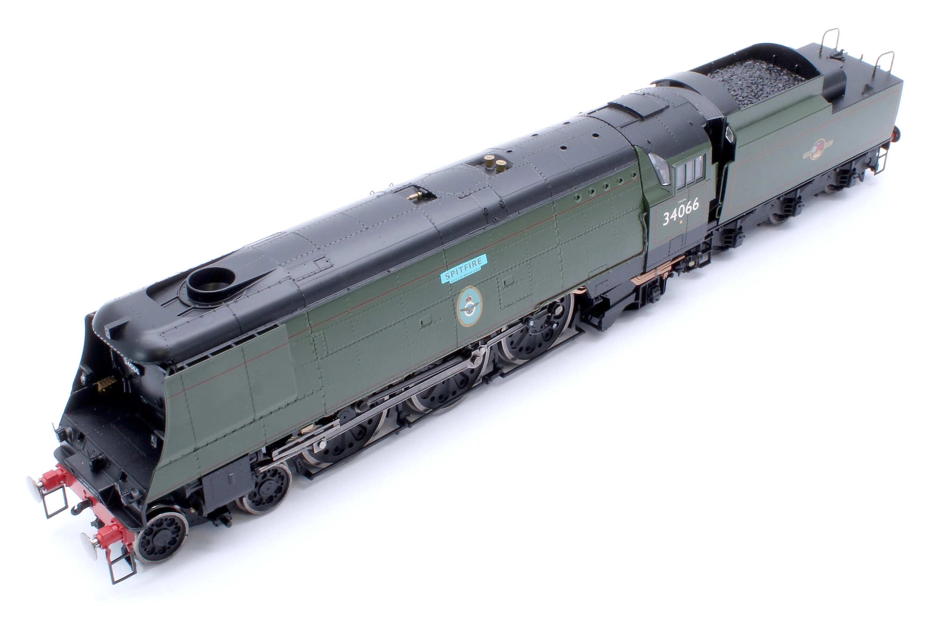 Black Label Battle of Britain Spitfire 34066 BR Green Late Crest Steam Locomotive - DCC Sound & Smoke - Image 12