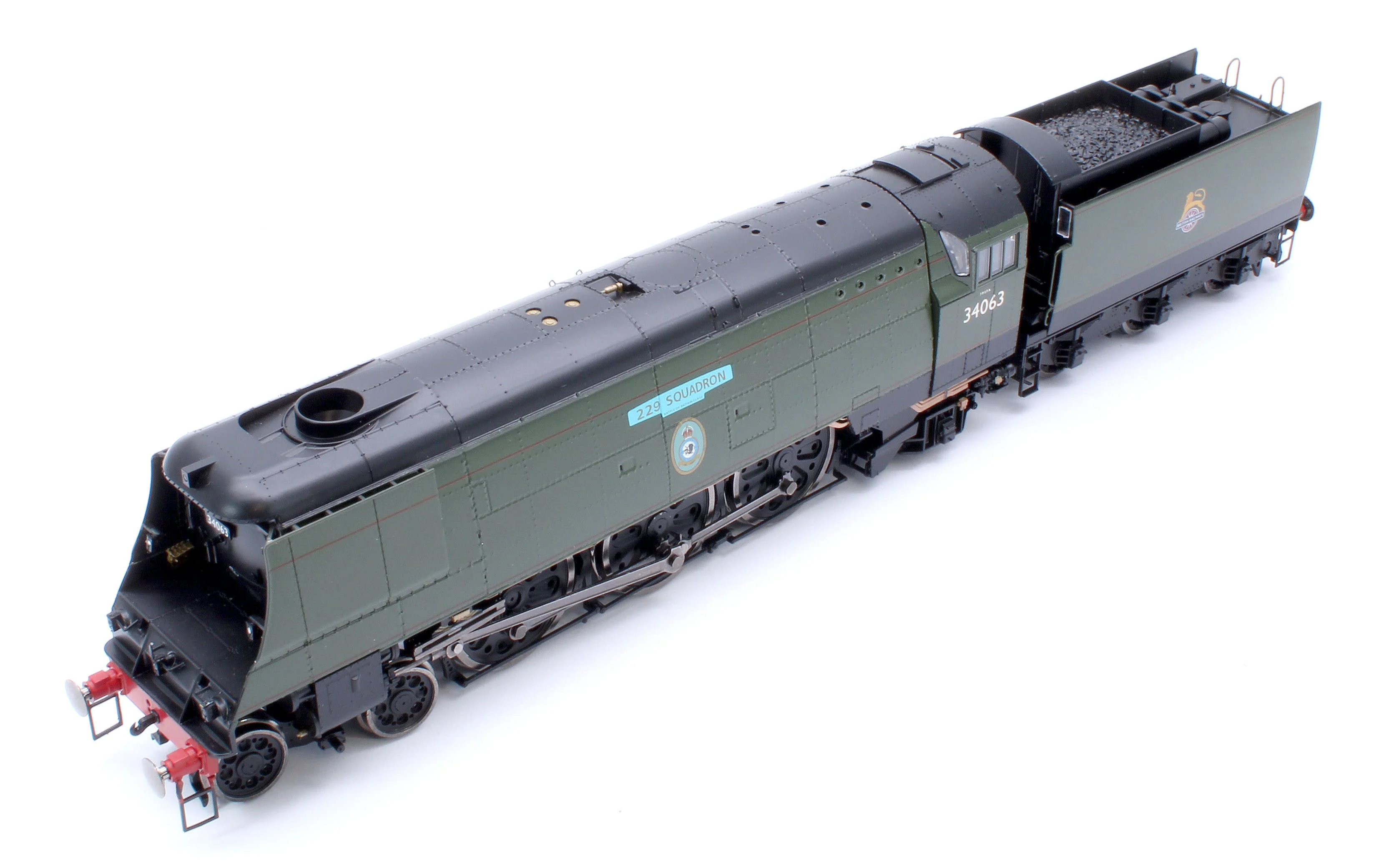 Black Label Battle of Britain 229 Squadron 34063 BR Green Early Crest Steam Locomotive - DCC Sound & Smoke - Image 12