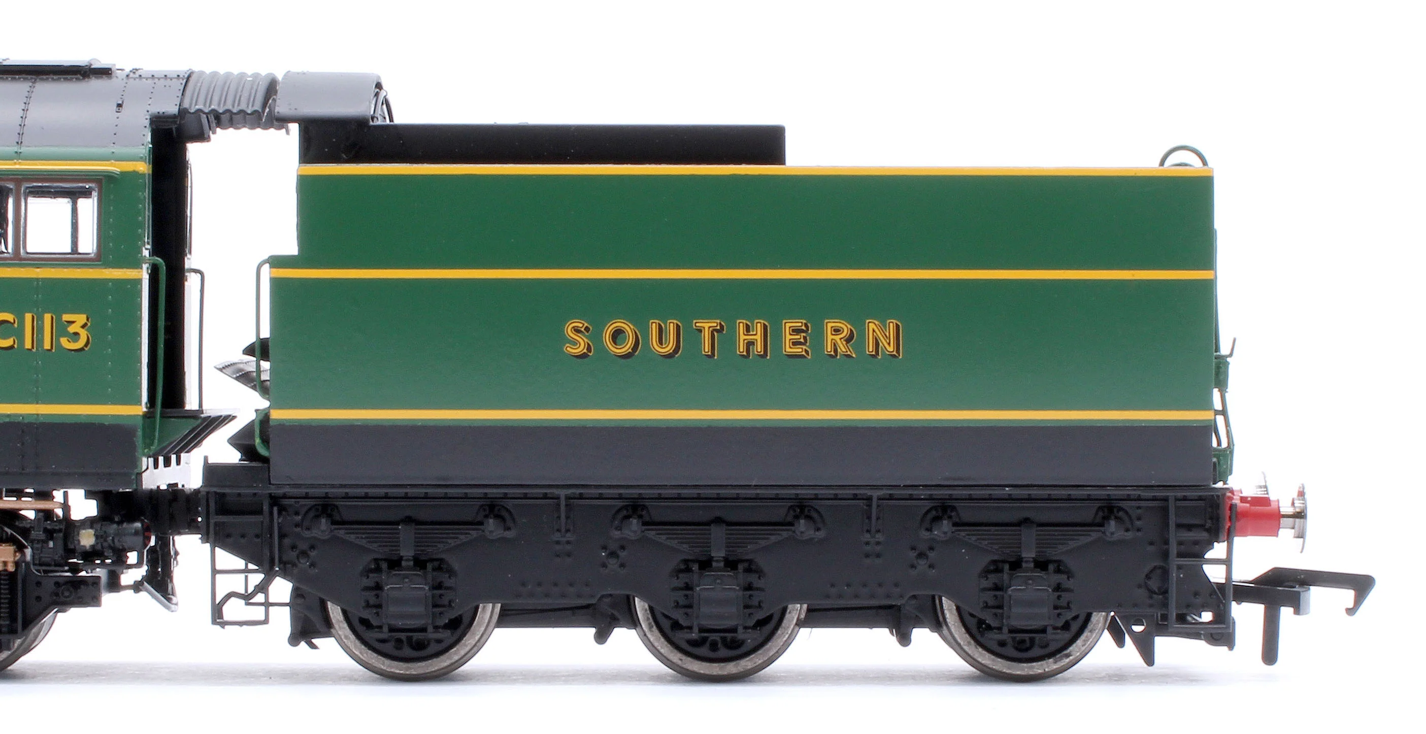 Black Label West Country Okehampton 21C113 SR Malachite Green Steam Locomotive - DCC Sound & Smoke - Image 9
