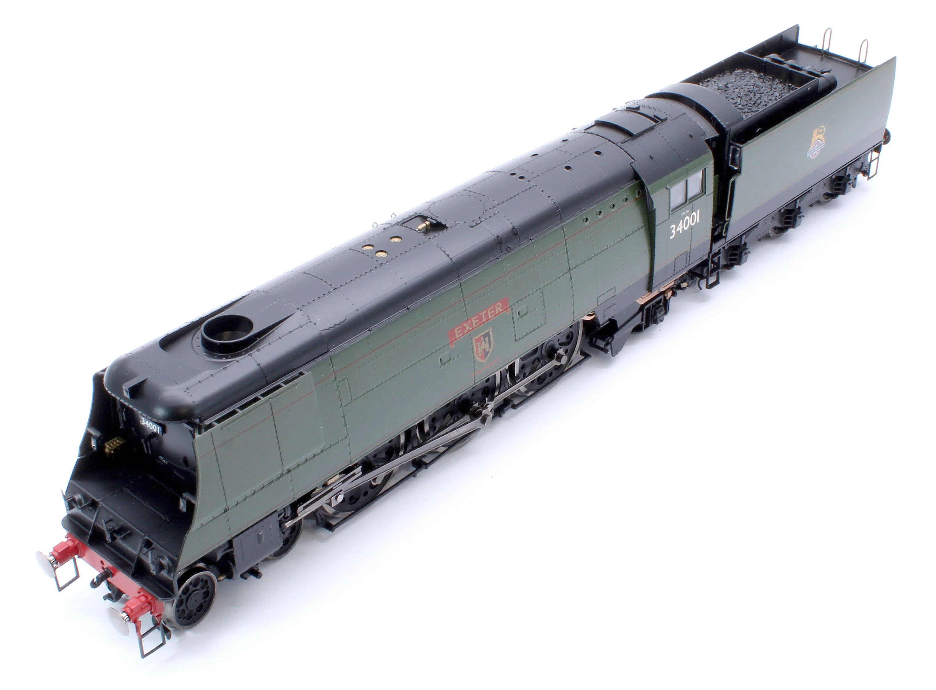 Black Label West Country Exeter 34001 B.R. Green Early Crest Steam Locomotive - DCC Sound & Smoke - Image 12