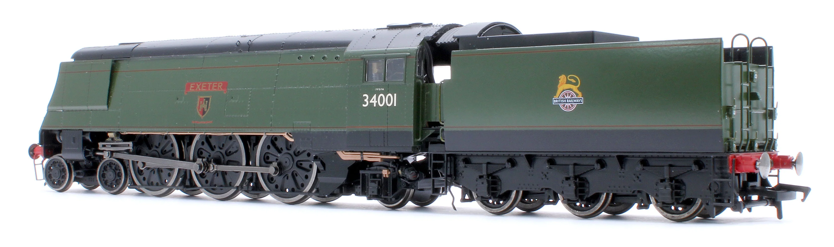 Black Label West Country Exeter 34001 B.R. Green Early Crest Steam Locomotive - DCC Sound & Smoke - Image 3