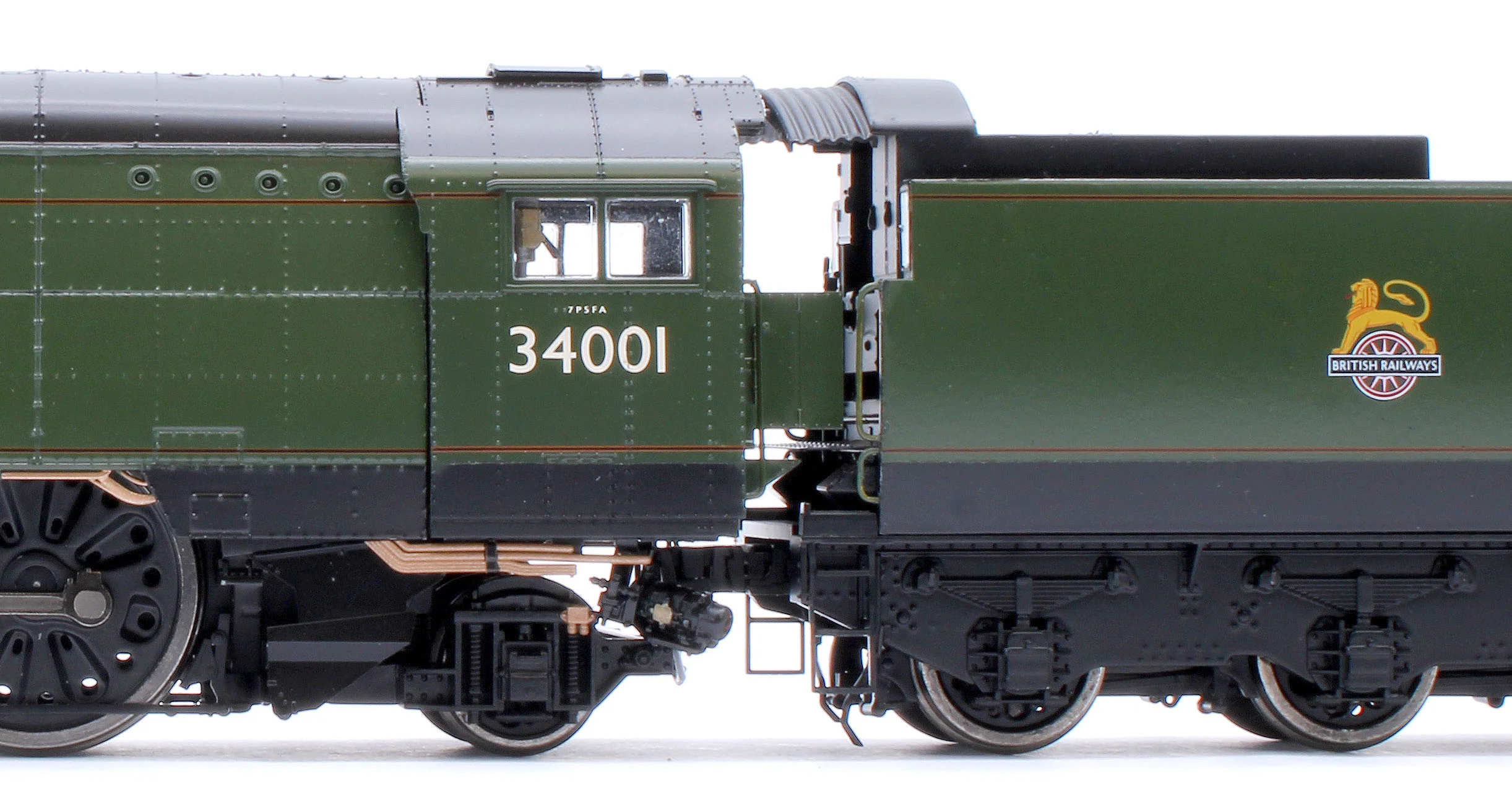 Black Label West Country Exeter 34001 B.R. Green Early Crest Steam Locomotive - DCC Sound & Smoke - Image 8