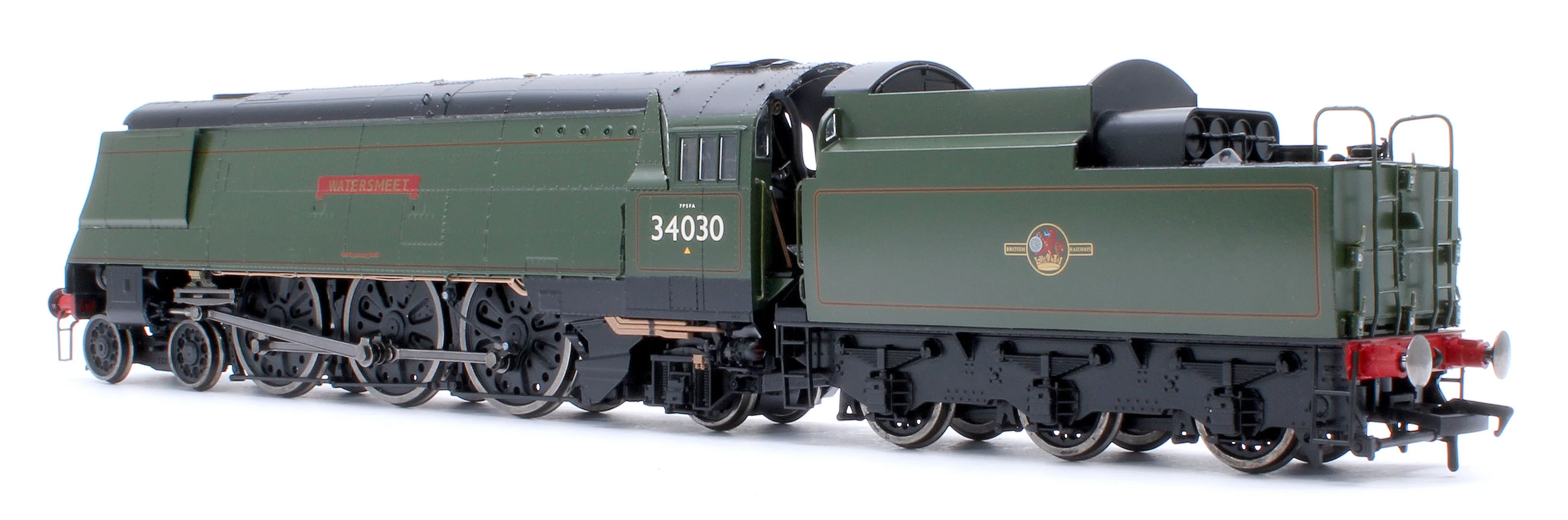 Black Label West Country Watersmeet 34030 BR Green Totem Steam Locomotive - DCC Sound & Smoke - Image 3