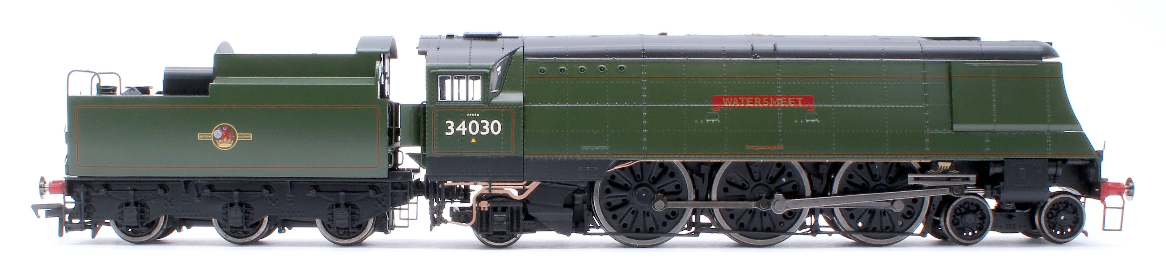 Black Label West Country Watersmeet 34030 BR Green Totem Steam Locomotive - DCC Sound & Smoke - Image 5
