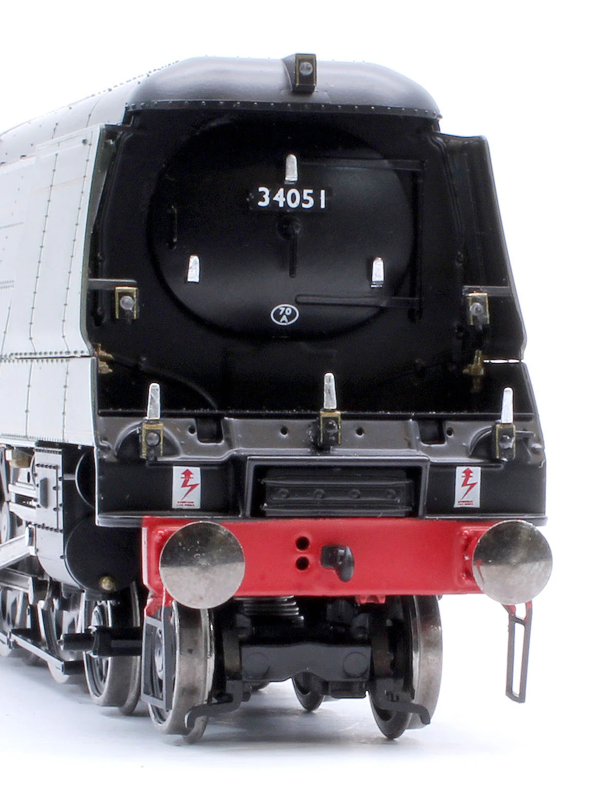 Black Label Battle of Britain Winston Churchill 34051 BR Green Totem Steam Locomotive - DCC Sound & Smoke - Image 11