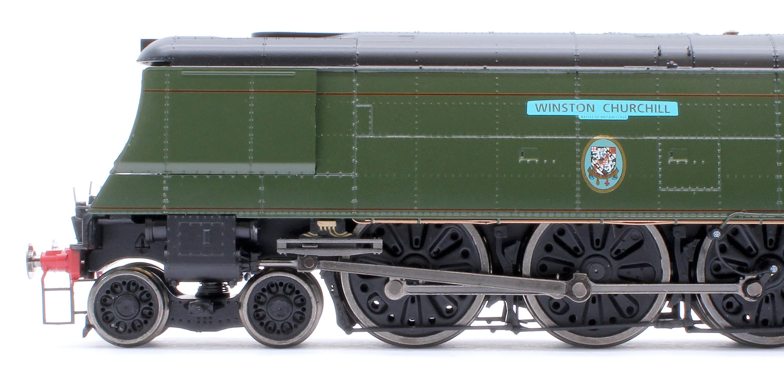 Black Label Battle of Britain Winston Churchill 34051 BR Green Totem Steam Locomotive - DCC Sound & Smoke - Image 7