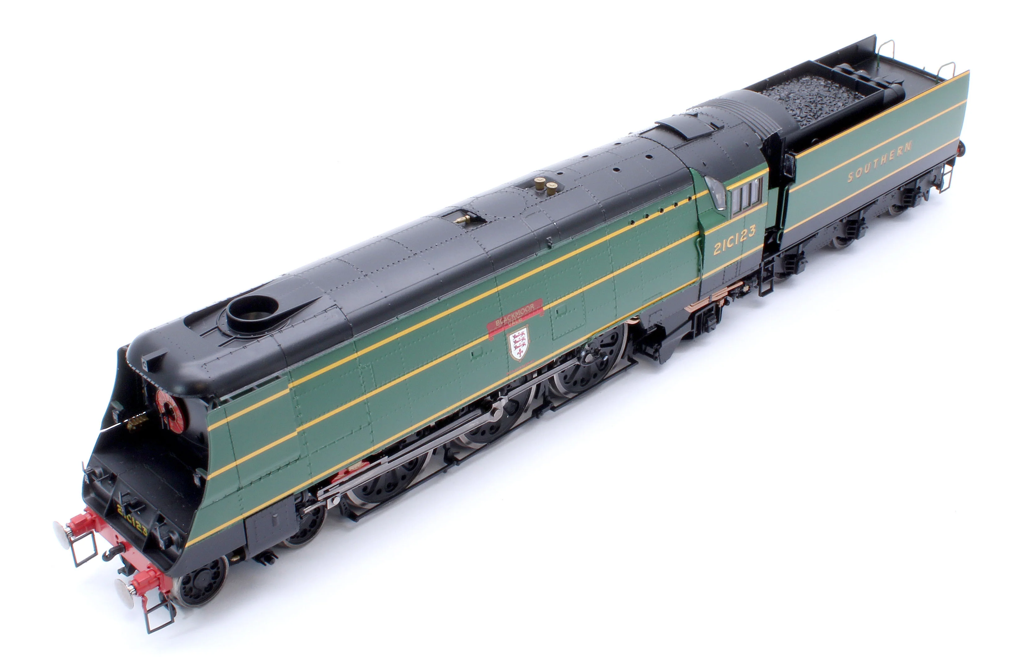 Black Label West Country Blackmore Vale 21C123 SR Malachite Green (As Preserved) Steam Locomotive - DCC Sound & Smoke - Image 12