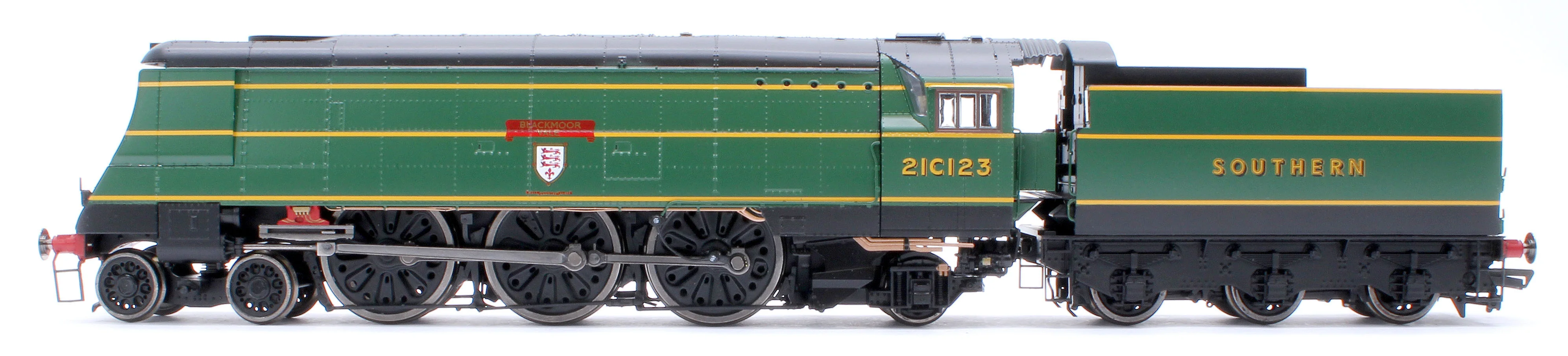 Black Label West Country Blackmore Vale 21C123 SR Malachite Green (As Preserved) Steam Locomotive - DCC Sound & Smoke - Image 2