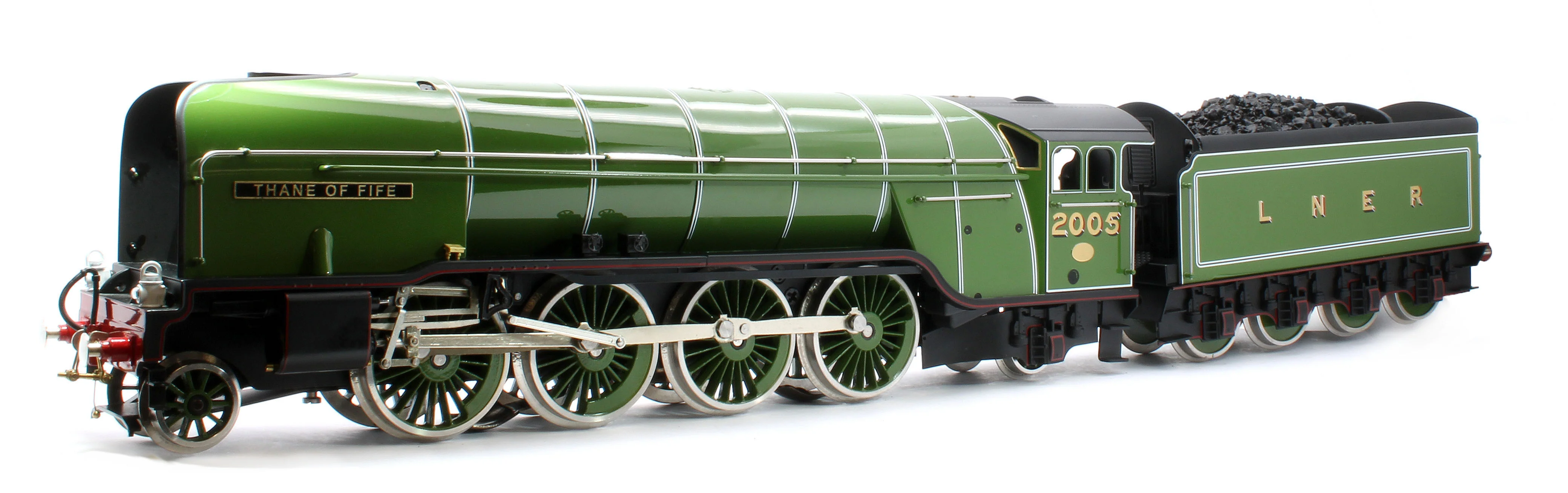E/36-A1-TF P2 Class Non-Streamlined "Thane of Fife" 2-8-2 LNER Lined Apple Green No. 2005 Steam Locomotive